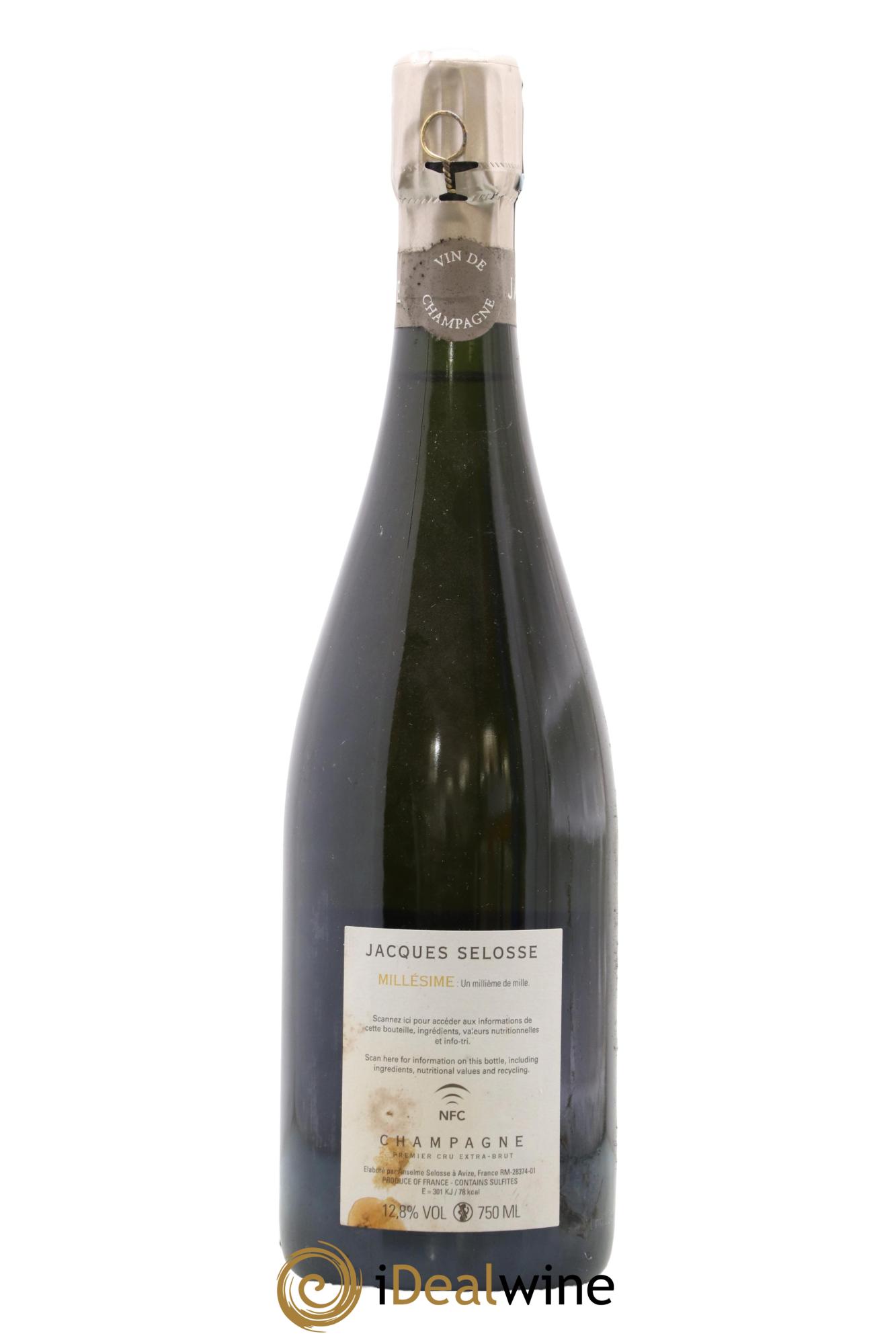 1er Cru Millésimé Extra-Brut Jacques Selosse 2012 - Lot of 1 bottle - 1