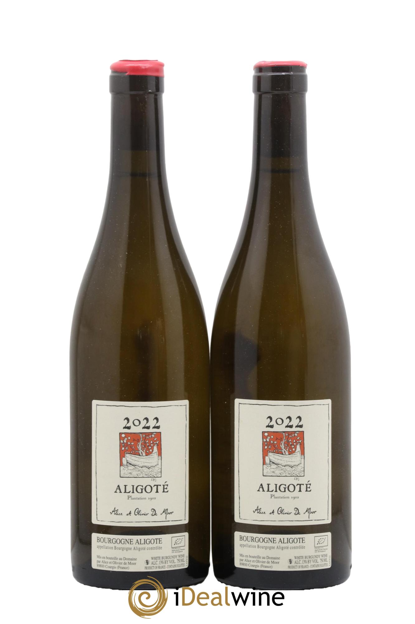 Bourgogne Aligoté Plantation 1902 Alice et Olivier De Moor 2022 - Lot de 2 bouteilles - 0