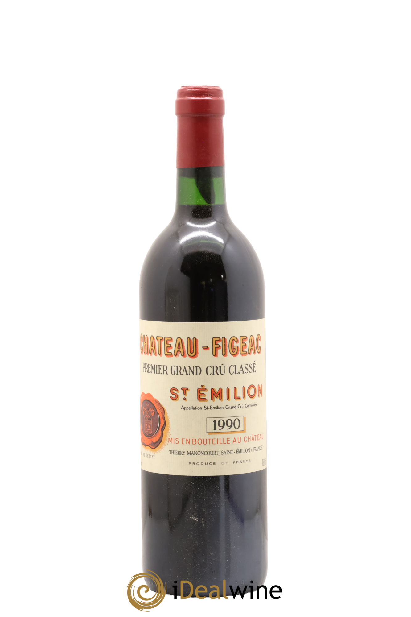 Château Figeac 1er Grand Cru Classé A 1990 - Lot de 1 bouteille - 0