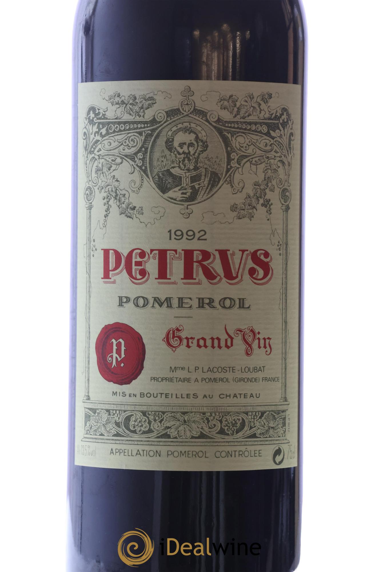 Petrus 1992 - Lot de 1 bouteille - 1