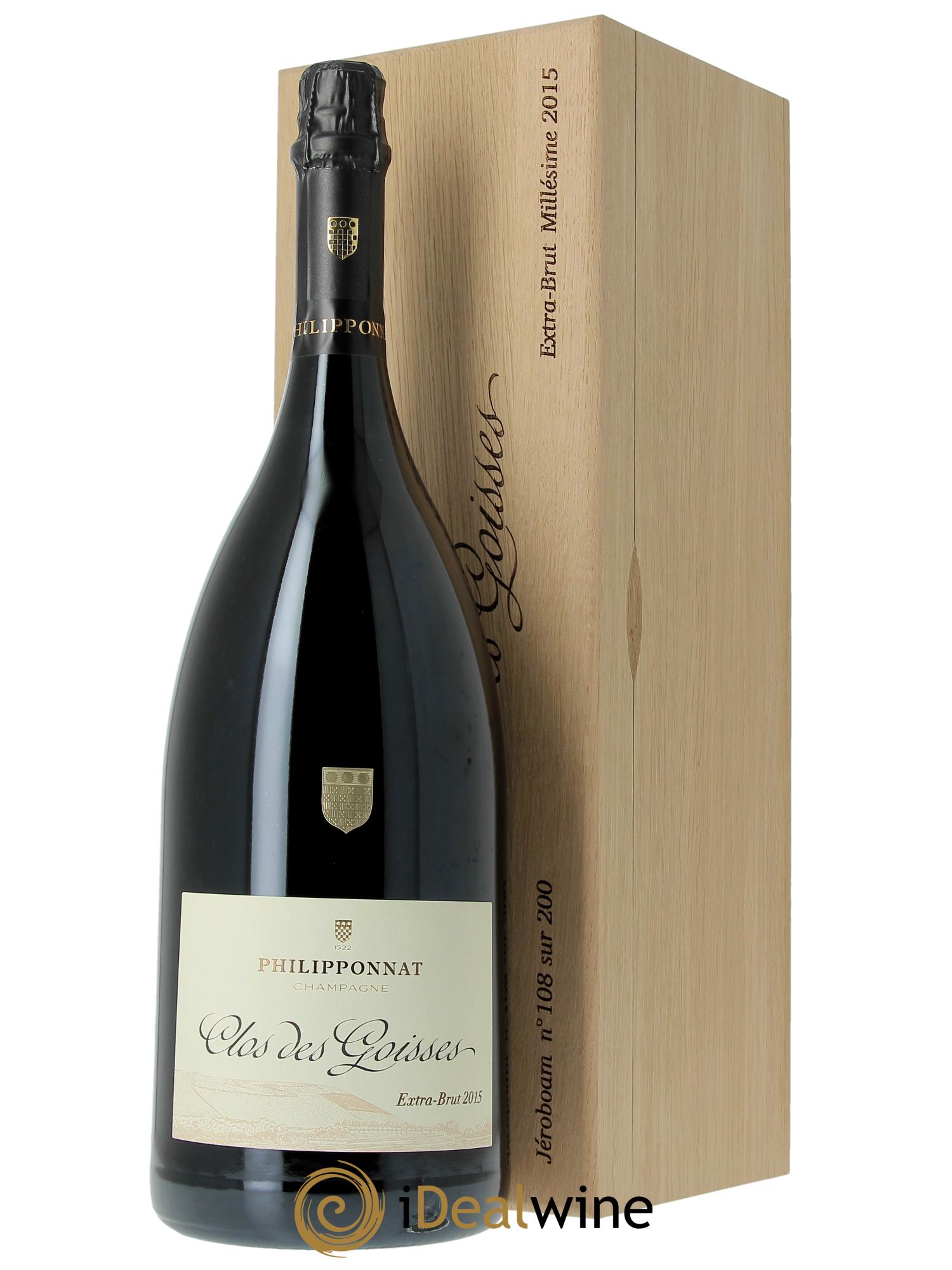Clos des Goisses Philipponnat 2015 - Lot de 1 double magnum - 0