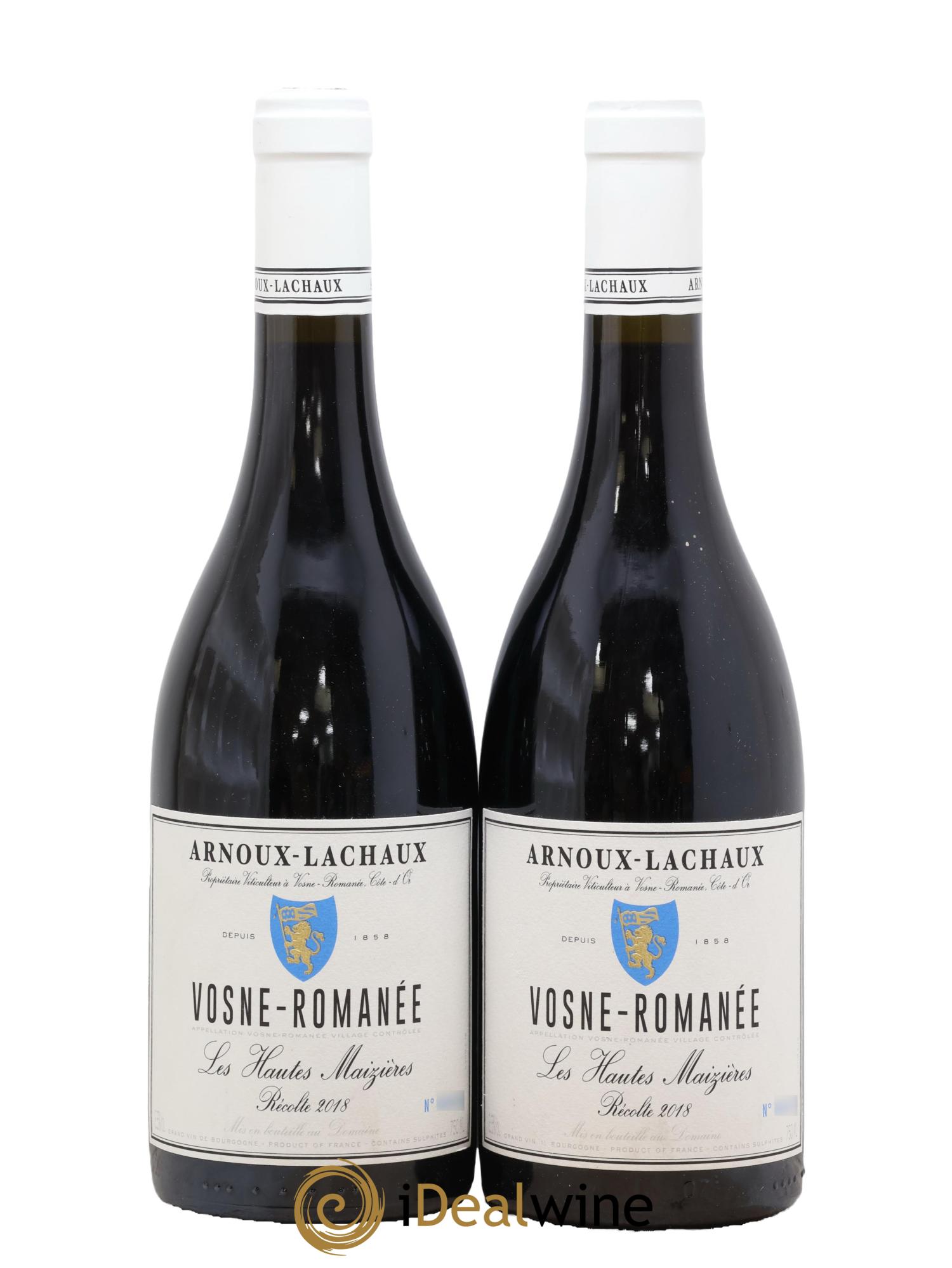 Vosne-Romanée Les Hautes Maizières Arnoux-Lachaux (Domaine) 2018 - Lot of 2 bottles - 0