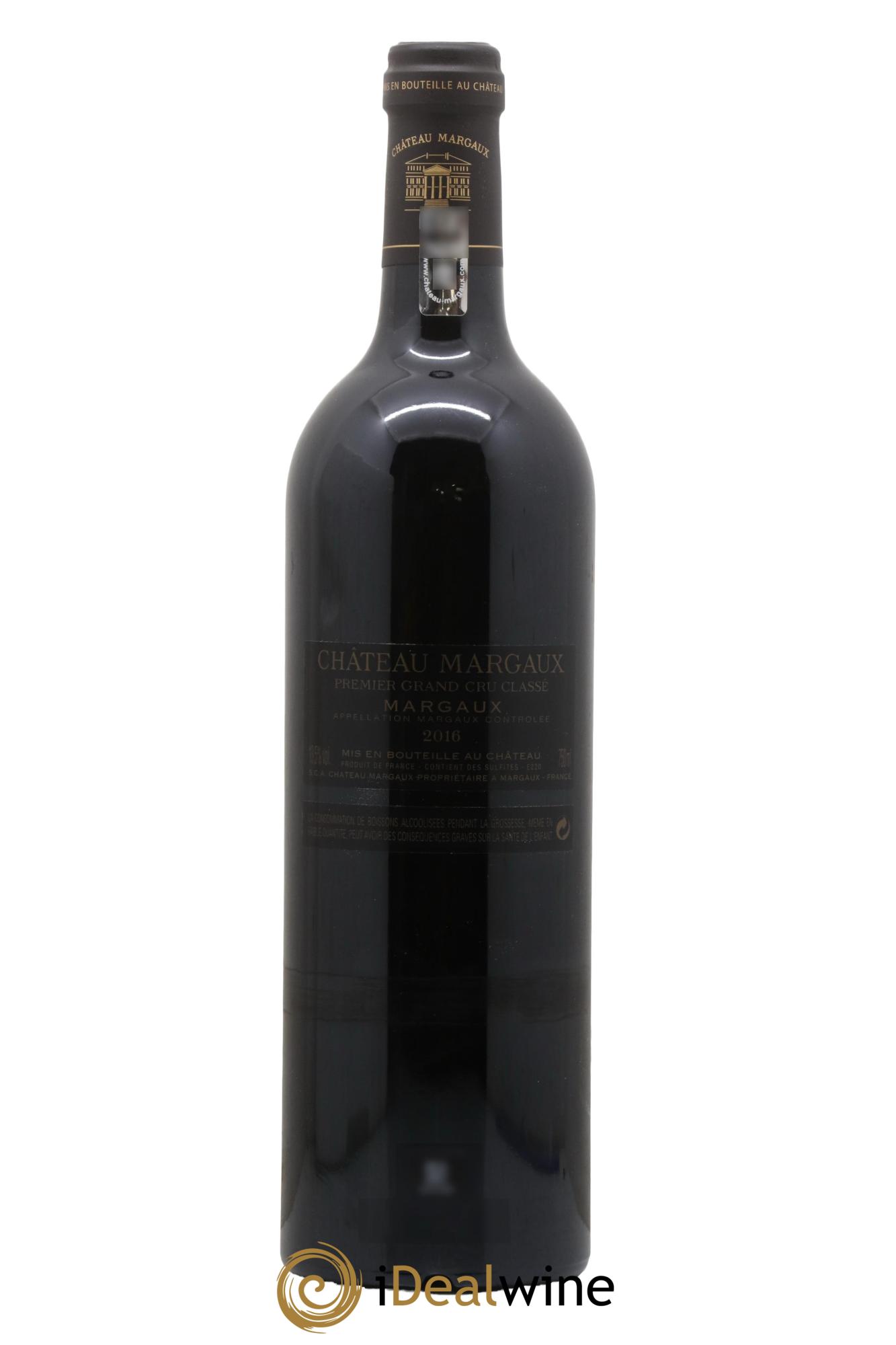 Château Margaux 1er Grand Cru Classé 2016 - Lot de 1 bouteille - 1