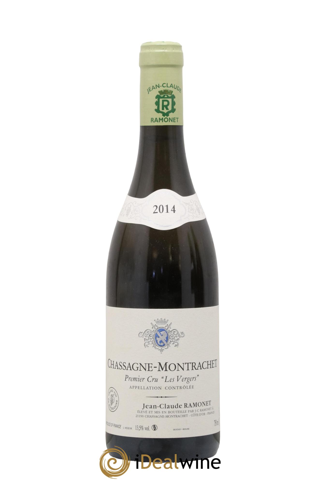 Chassagne-Montrachet 1er Cru Les Vergers Ramonet (Domaine) 2014 - Lot of 1 bottle - 0