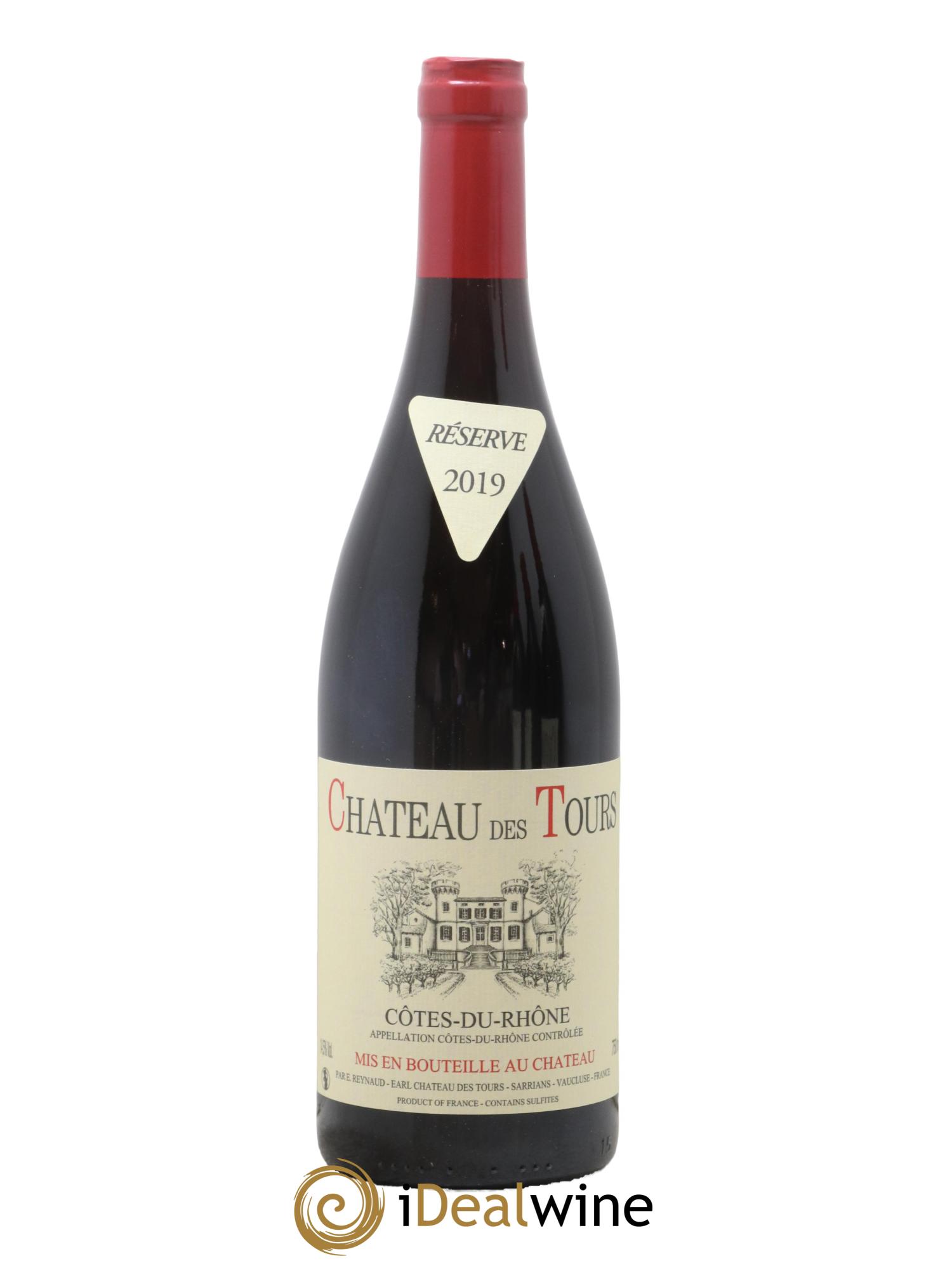 Côtes-du-Rhône Château des Tours Emmanuel Reynaud 2019 - Lot de 1 bouteille - 0