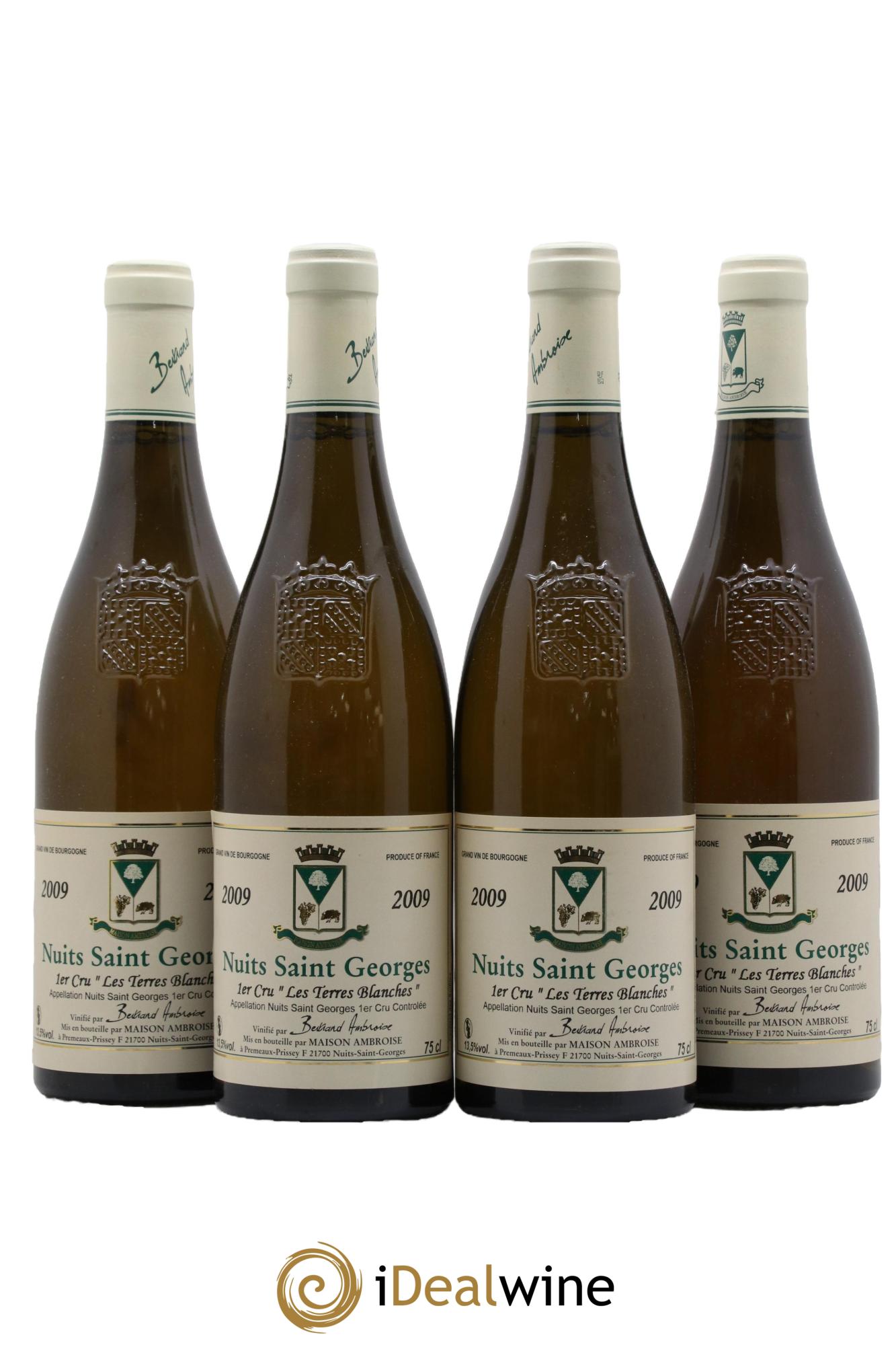 Nuits-Saint-Georges 1er Cru Terres Blanches Maison Ambroise 2009 - Lot de 4 bouteilles - 0