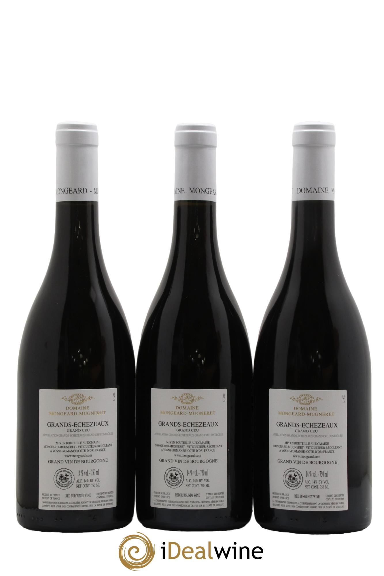 Grands-Echezeaux Grand Cru Mongeard-Mugneret (Domaine) 2022 - Lotto di 6 bottiglie - 2