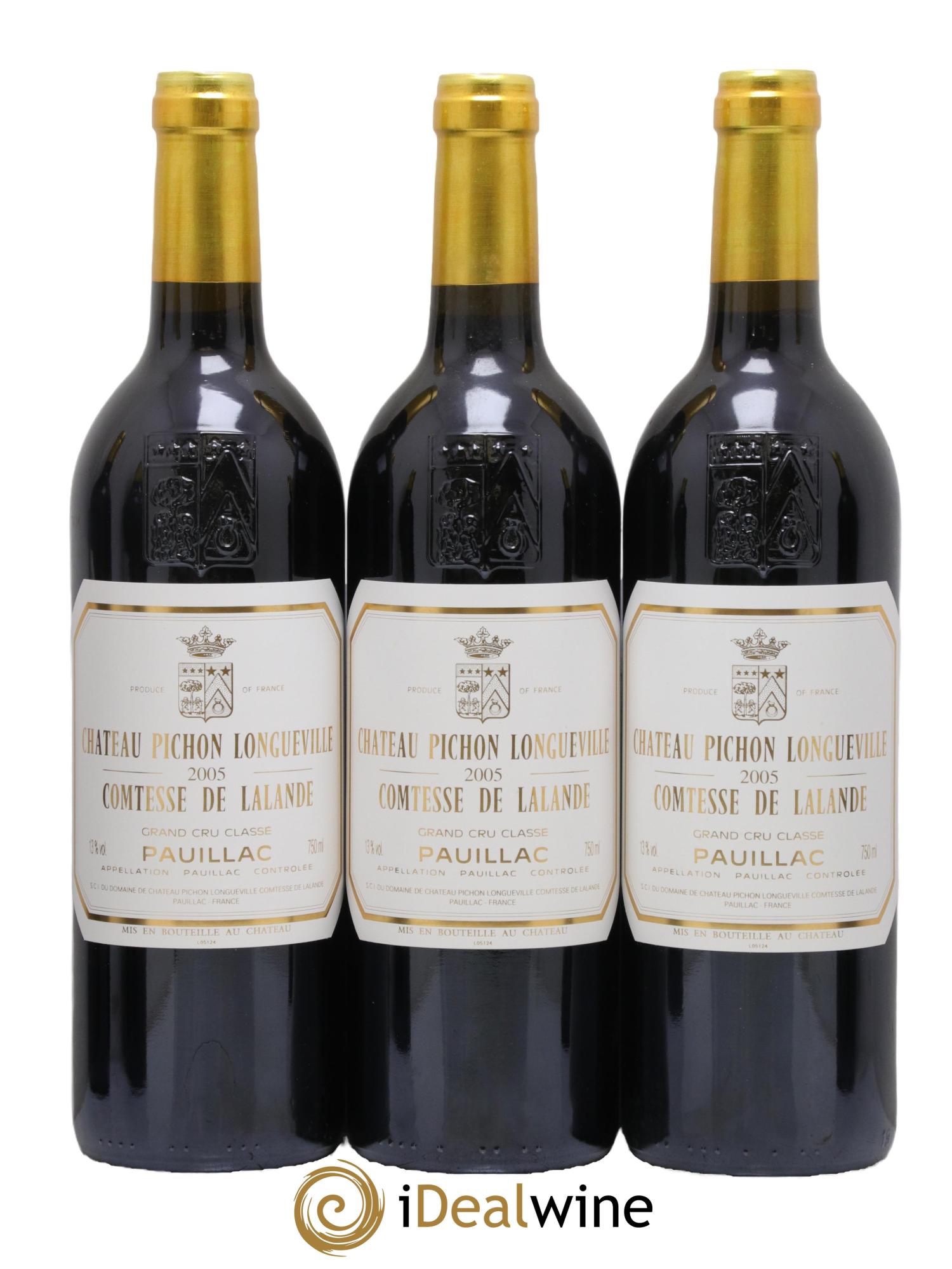 Château Pichon Longueville Comtesse de Lalande 2ème Grand Cru Classé 2005 - Lot of 6 bottles - 1