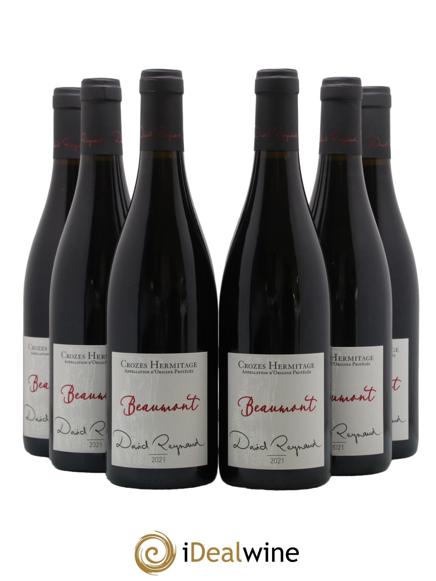 Crozes-Hermitage Beaumont David Reynaud 2021 - Lot de 6 bouteilles - 0