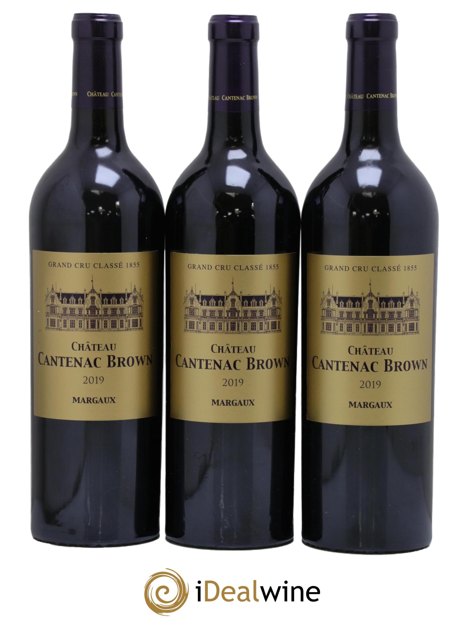 Château Cantenac Brown 3ème Grand Cru Classé 2019 - Lot de 3 bouteilles - 0