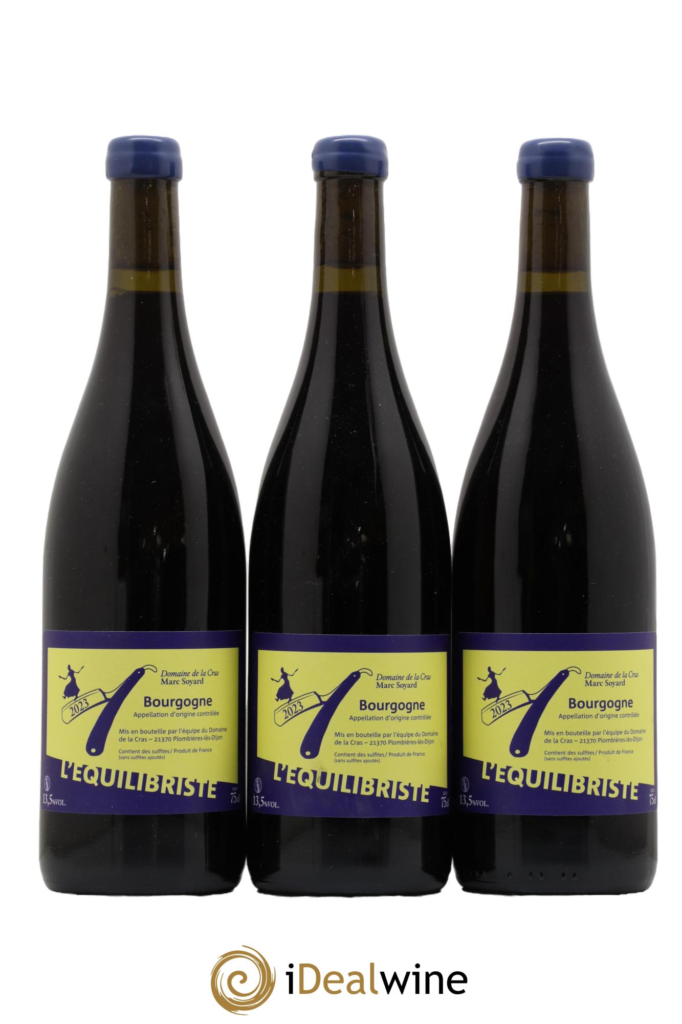 Bourgogne L'équilibriste Domaine de la Cras - Marc Soyard 2023 - Lot de 3 bouteilles - 0