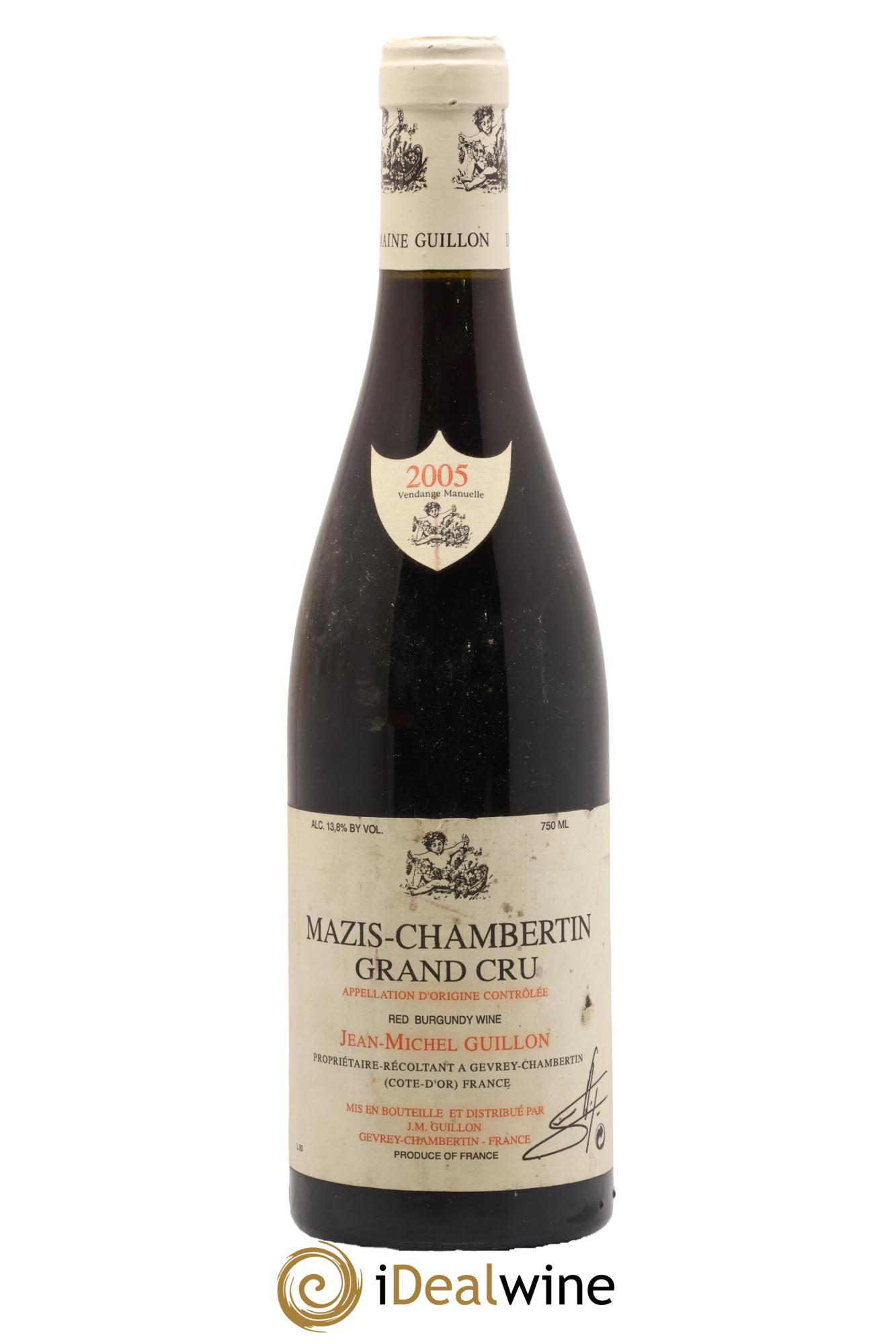 Mazis-Chambertin Grand Cru Jean-Michel Guillon 2005 - Lot of 1 bottle - 0
