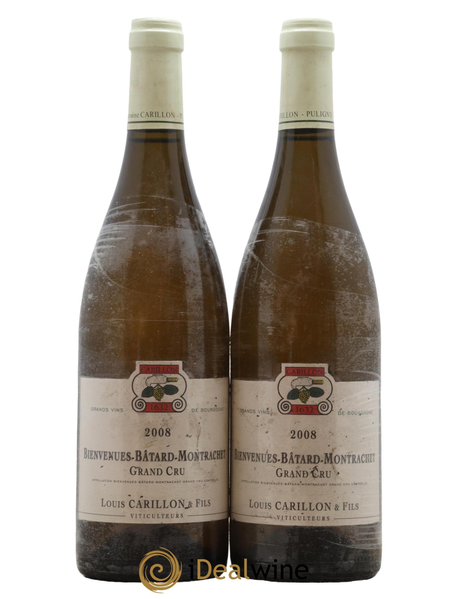 Bienvenues-Bâtard-Montrachet Grand Cru Louis Carillon & Fils 2008 - Lot de 2 bouteilles - 0