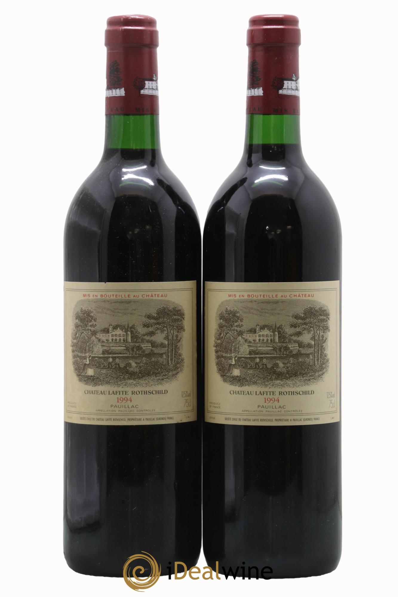 Château Lafite Rothschild 1er Grand Cru Classé 1994 - Lot of 2 bottles - 0