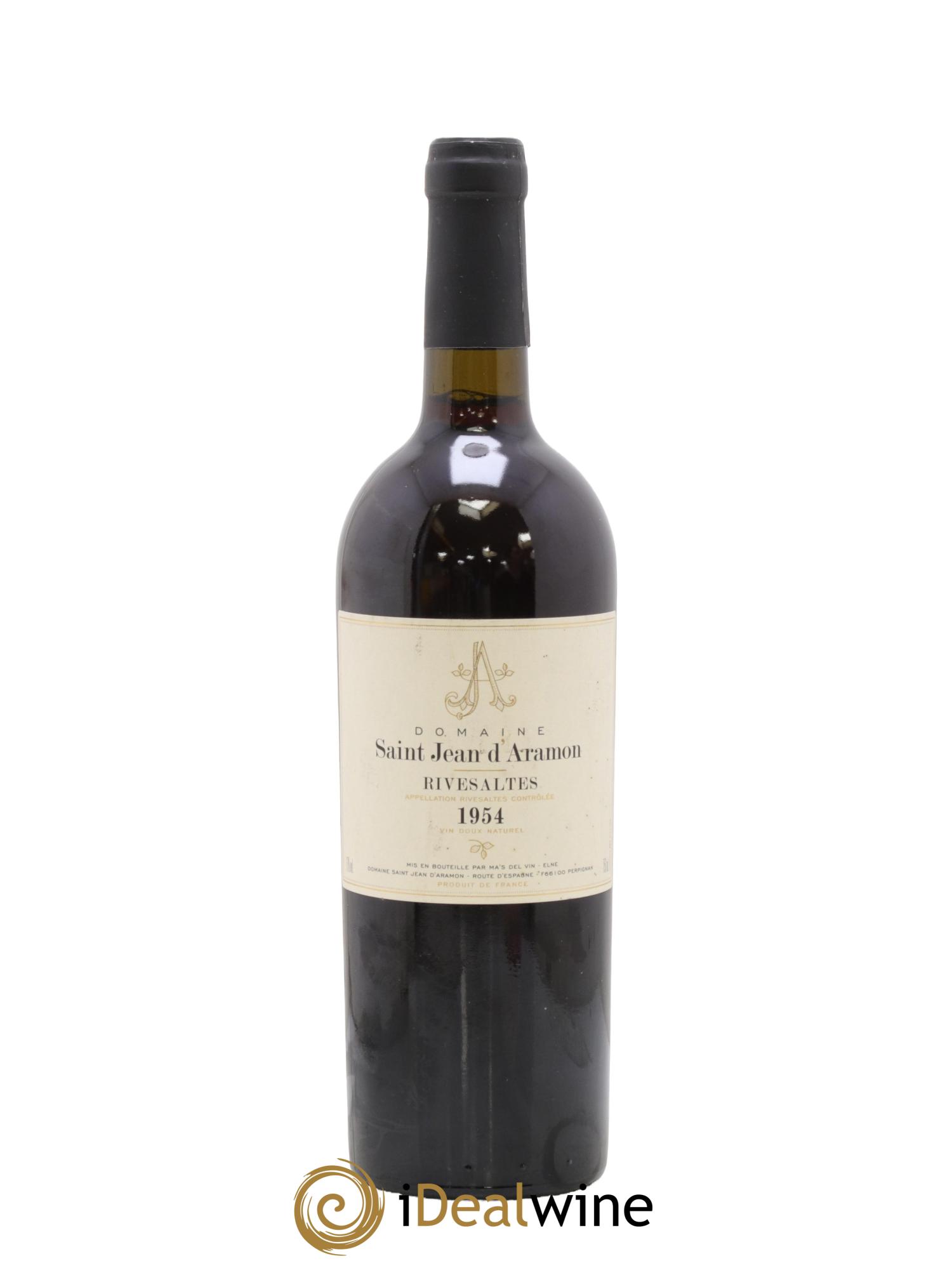 Rivesaltes Saint Jean d'Aramon (Domaine) 1954 - Posten von 1 Flasche - 0