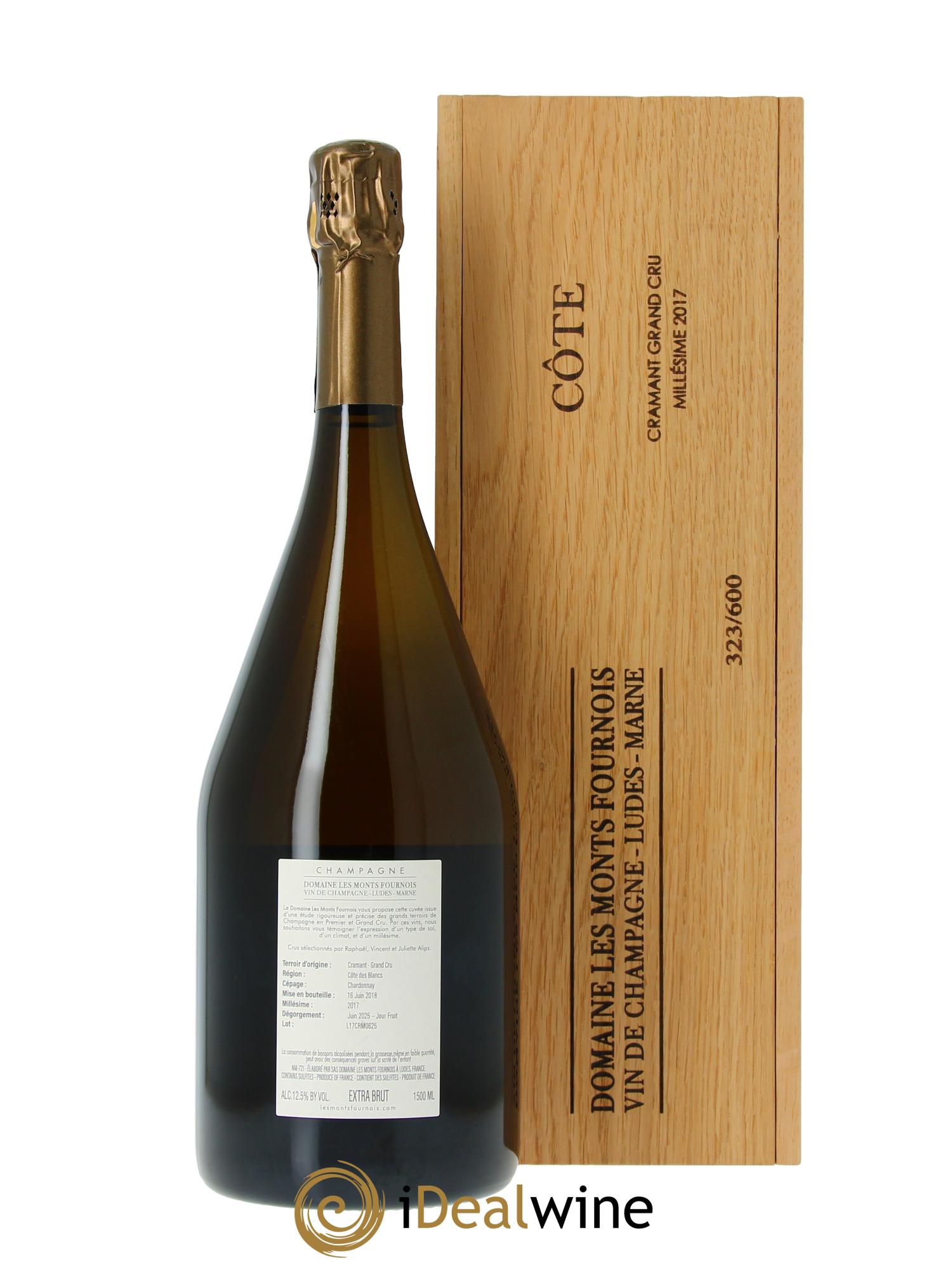 Côte Cramant Grand Cru Les Monts Fournois (Domaine)  2017 - Lot de 1 magnum - 1