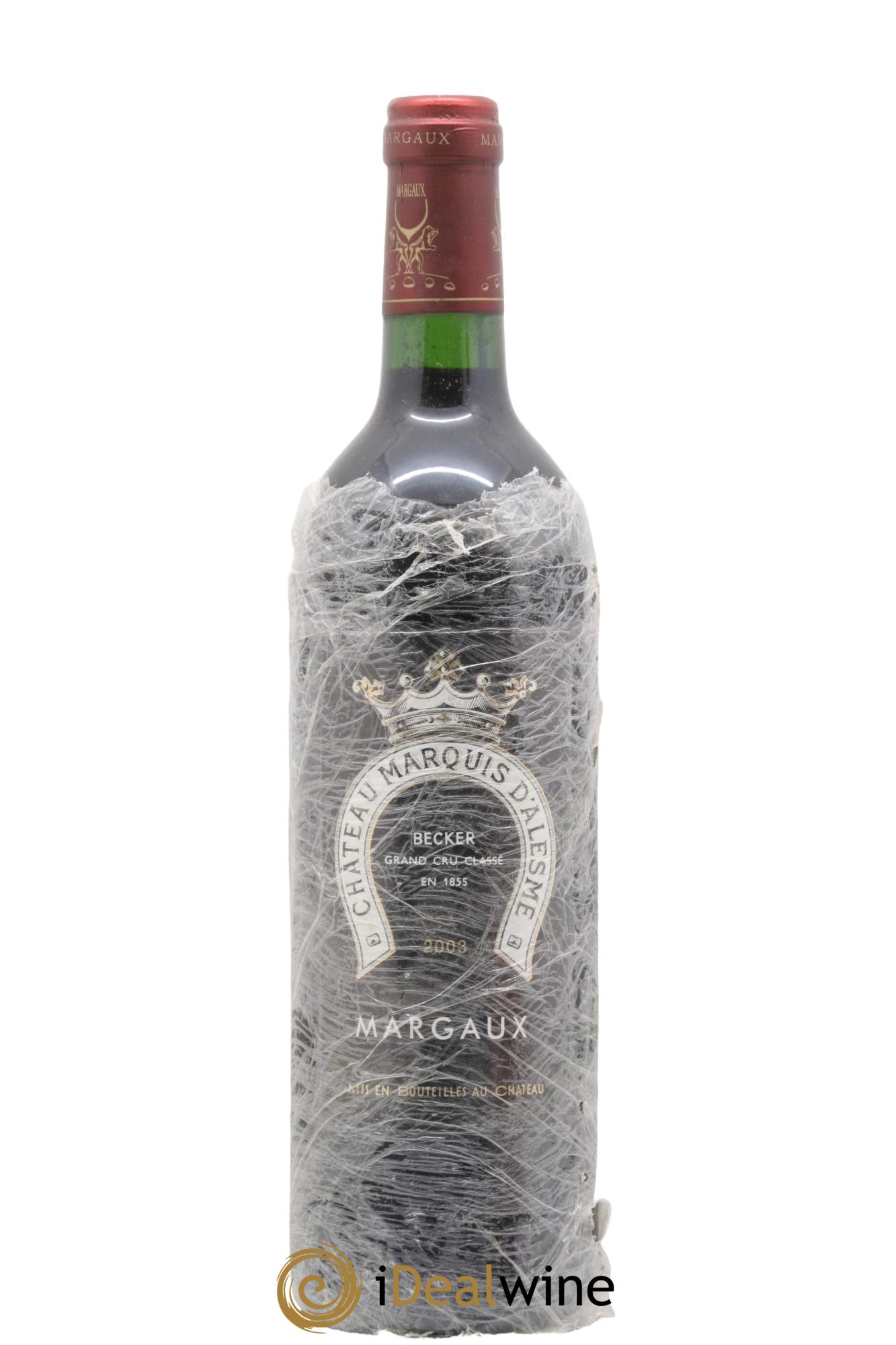 Château Marquis d'Alesme 2003 - Lot de 1 bouteille - 0