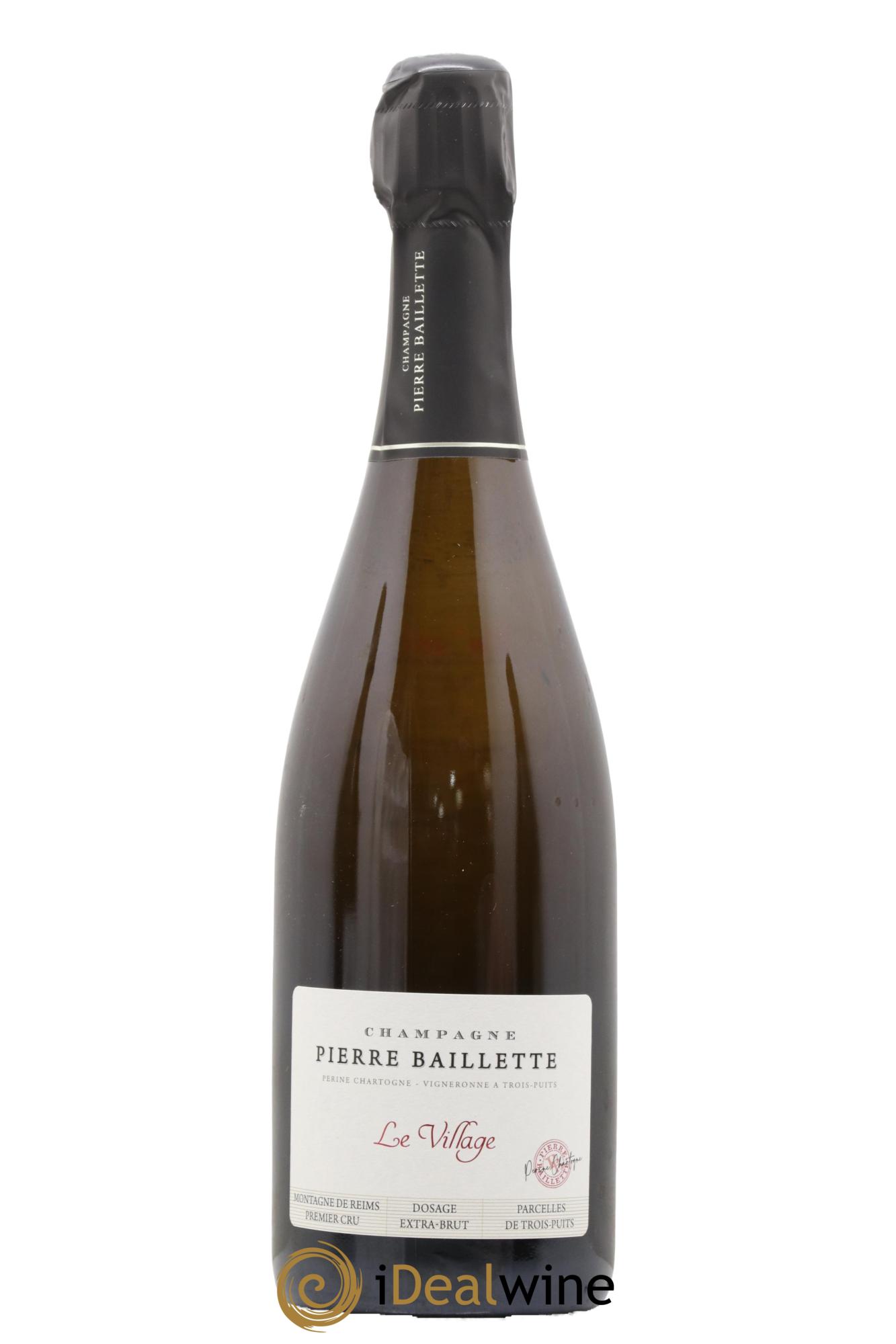 Champagne 1er cru Le Village Pierre Baillette - Lot de 1 bouteille - 0
