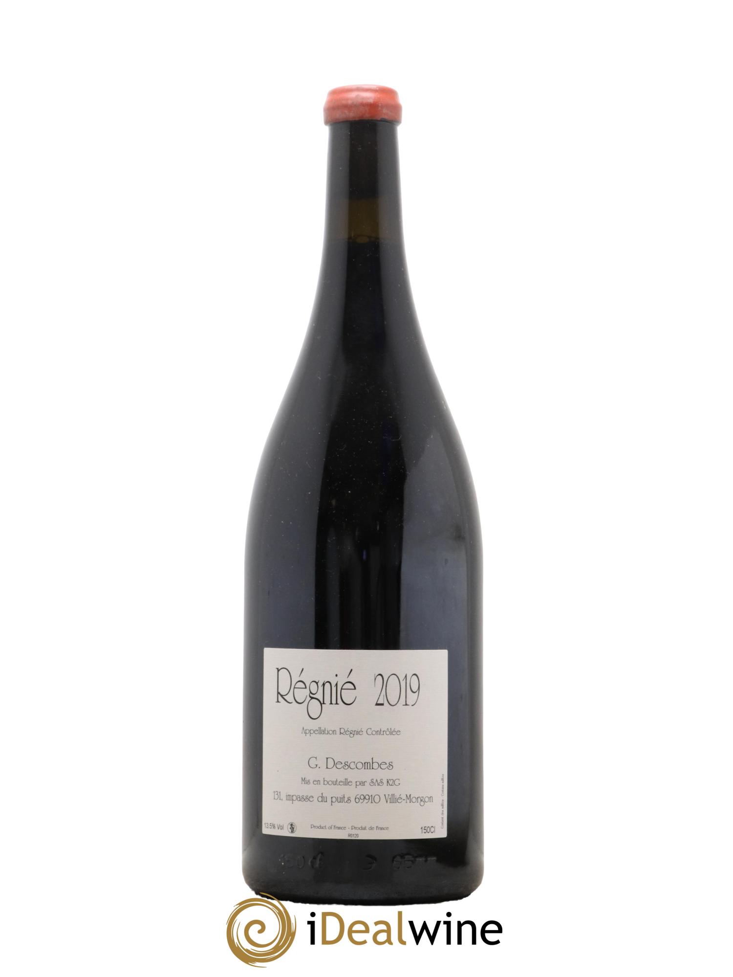 Régnié Vieilles Vignes Georges Descombes (Domaine) 2019 - Lot de 1 magnum - 0