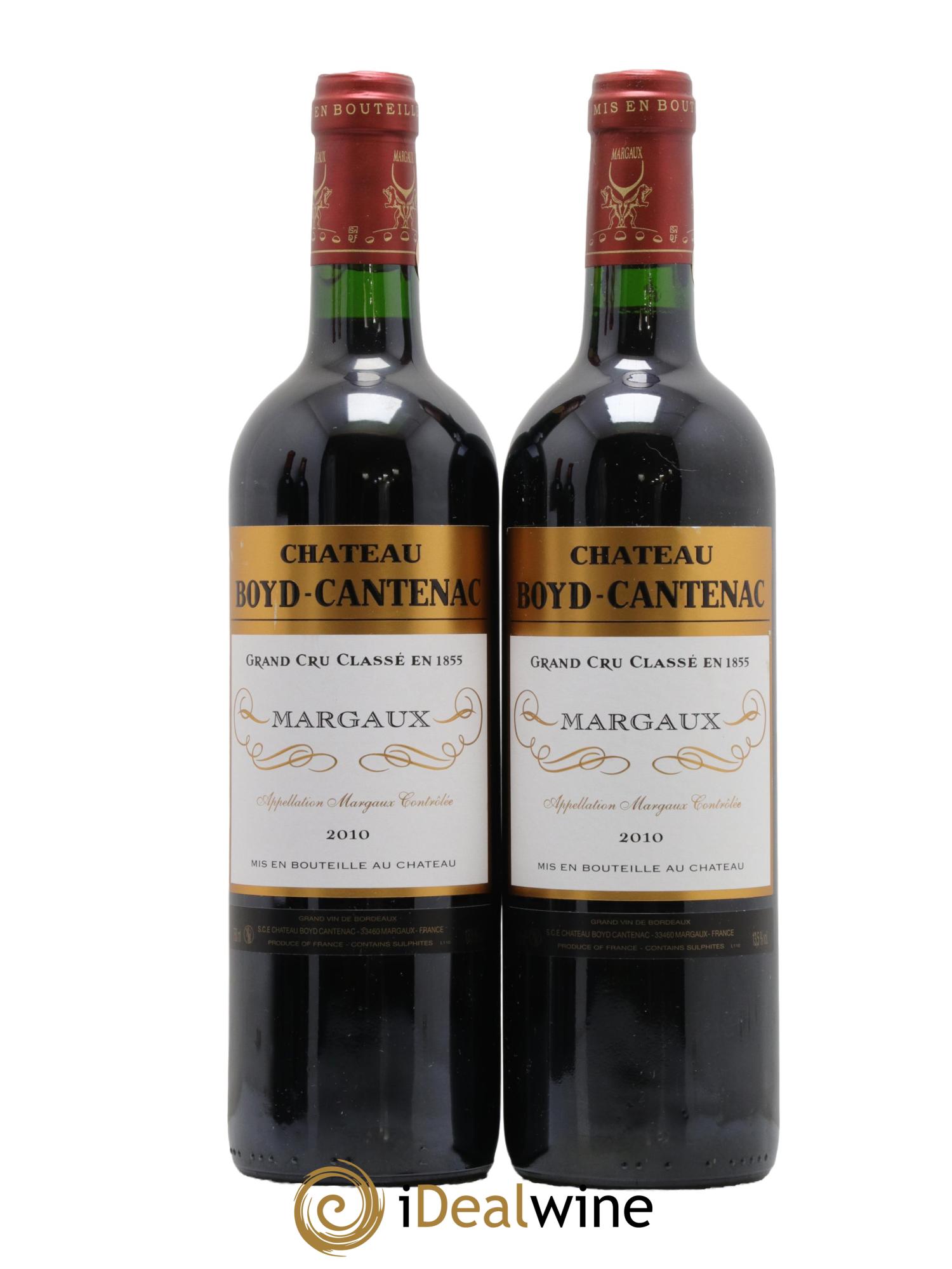 Château Boyd Cantenac 3ème Grand Cru Classé 2010 - Lot de 2 bouteilles - 0