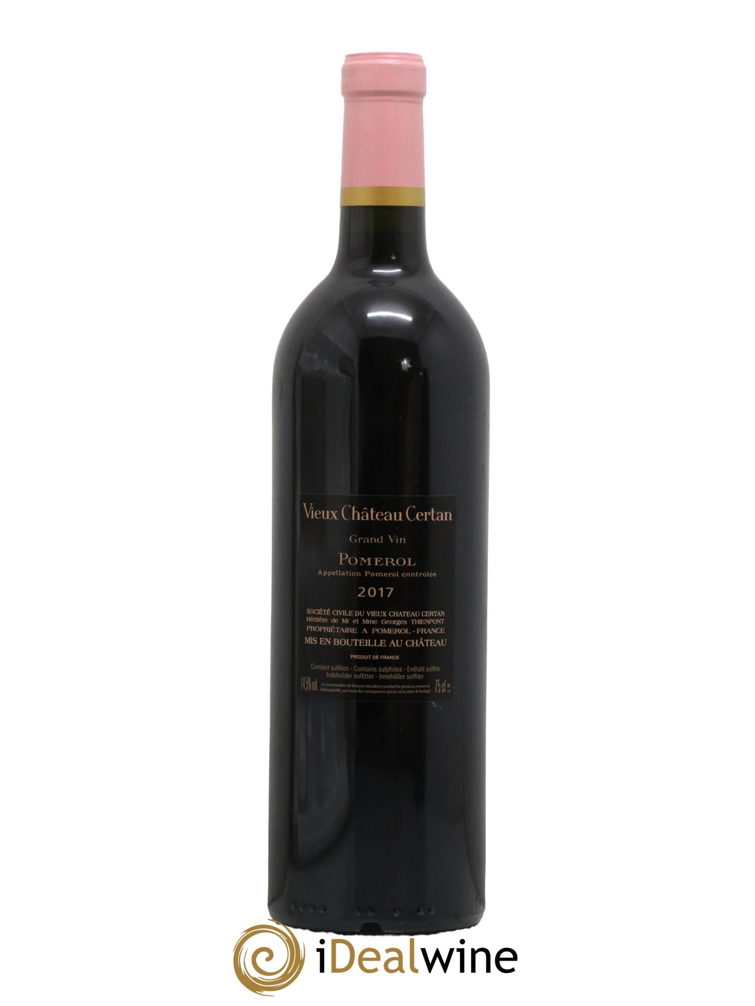 Vieux Château Certan 2017 - Lot de 1 bouteille - 1