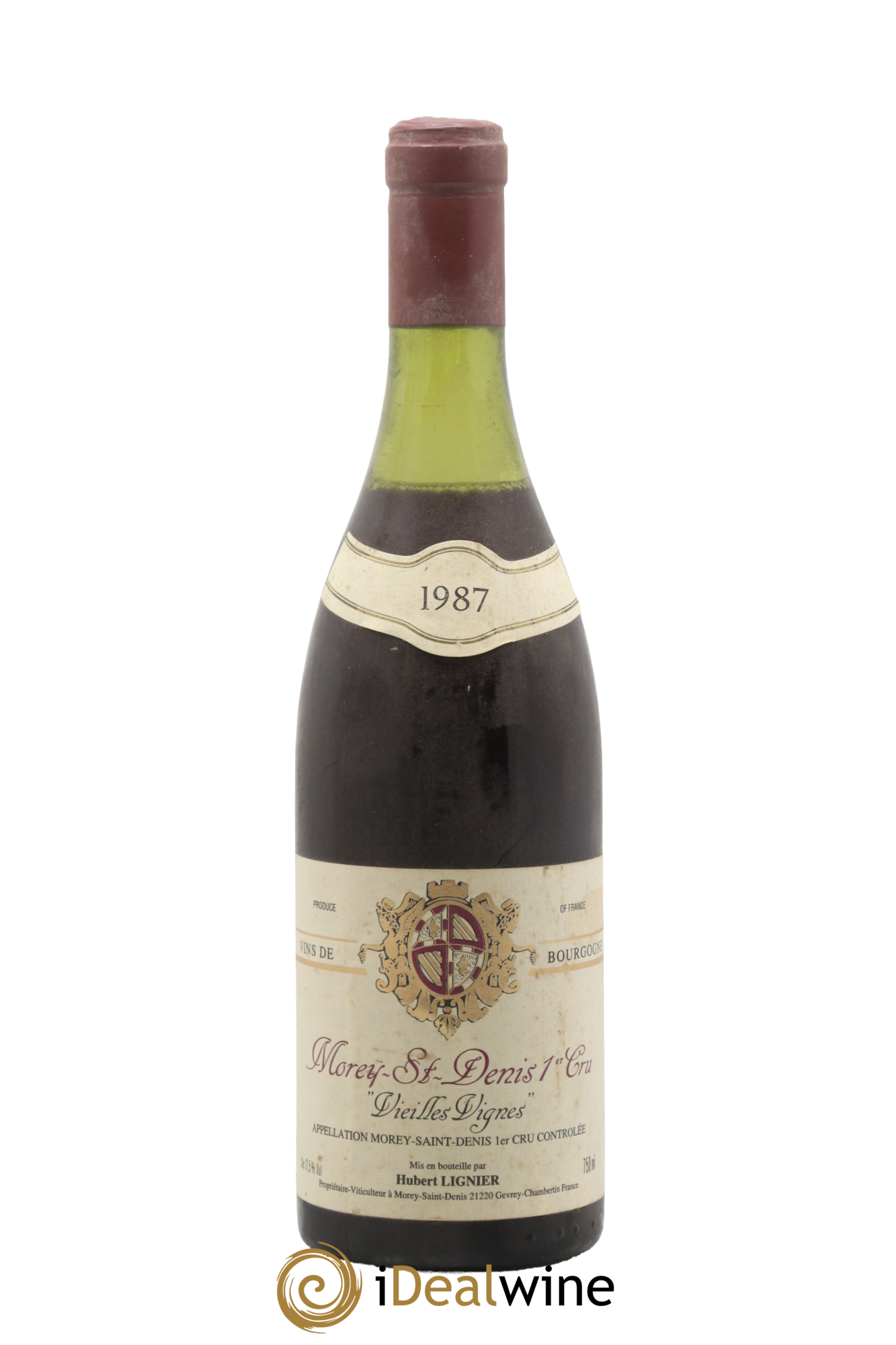 Morey-Saint-Denis 1er Cru Vieilles Vignes Hubert Lignier (Domaine) 1987 - Lot of 1 bottle - 0