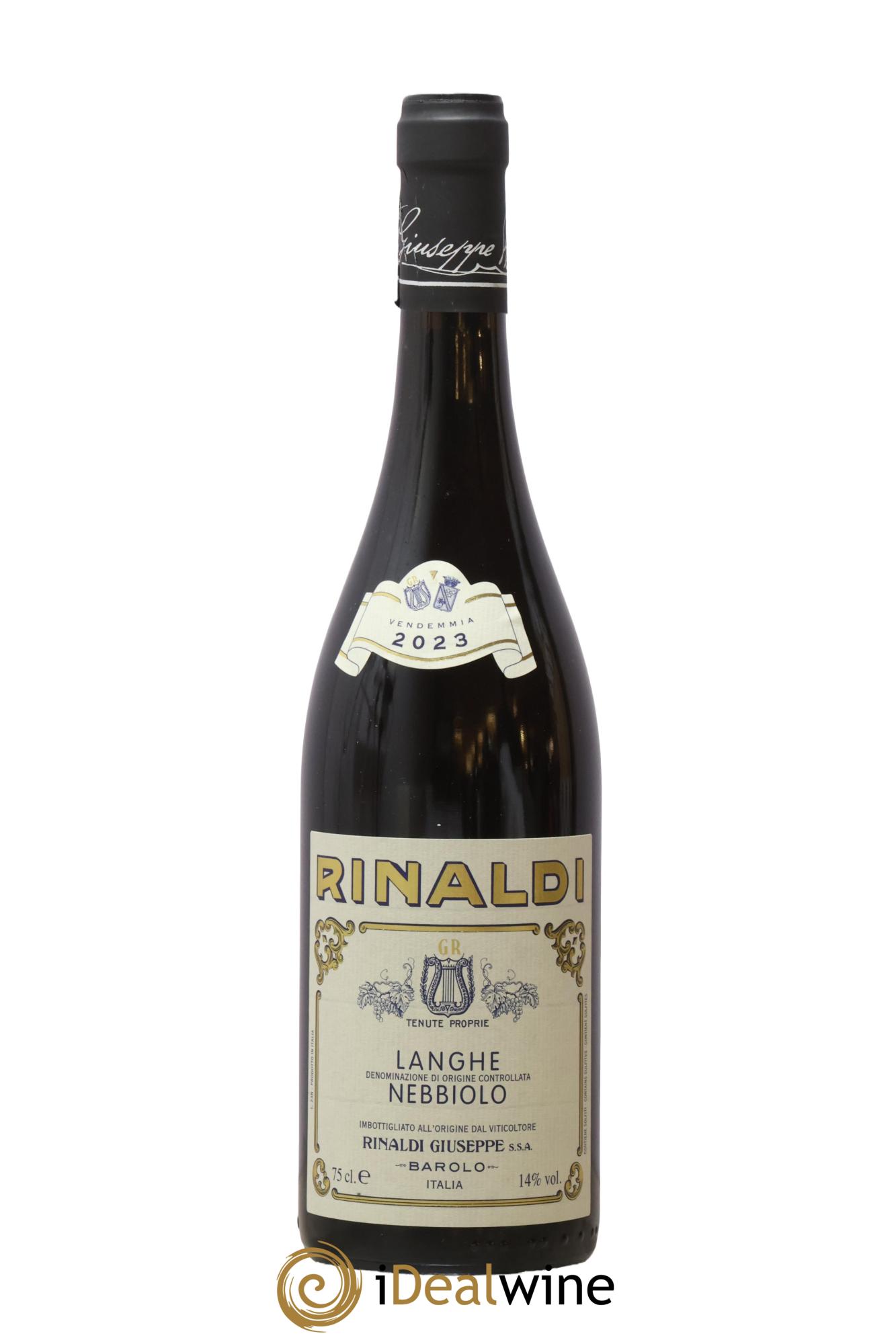 Langhe DOC Nebbiolo Giuseppe Rinaldi 2023 - Lot of 1 bottle - 0