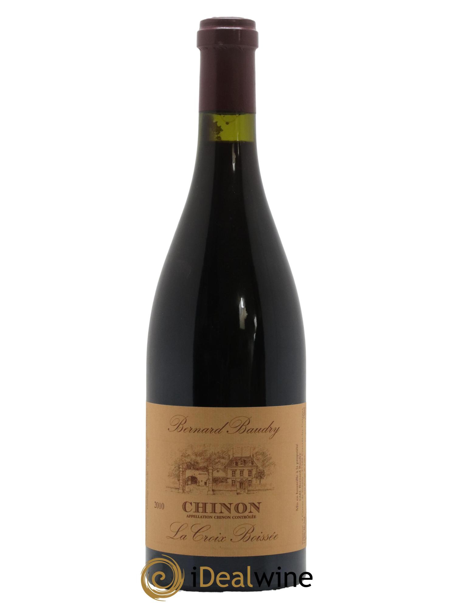 Chinon La Croix Boissée Bernard Baudry 2010 - Lot de 1 bouteille - 0