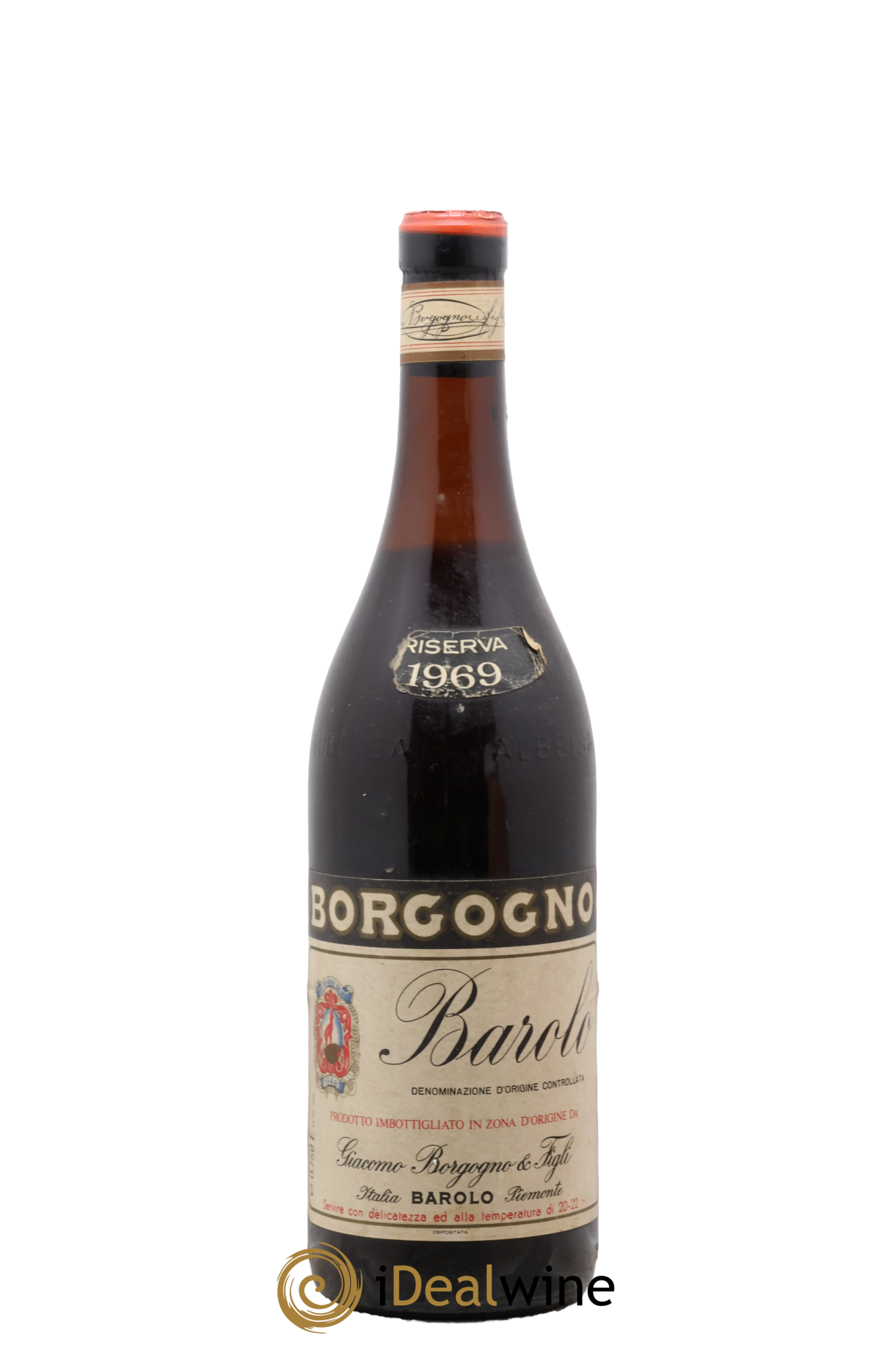 Barolo DOCG Giacomo Borgogno 1969 - Posten von 1 Flasche - 0