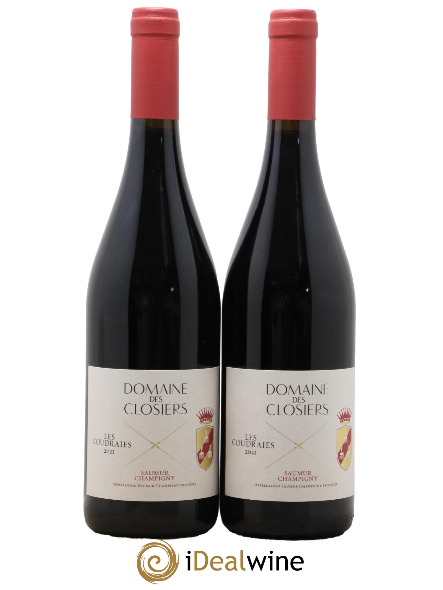 Saumur-Champigny Coudraies Domaine des Closiers 2021 - Lot of 2 bottles - 0