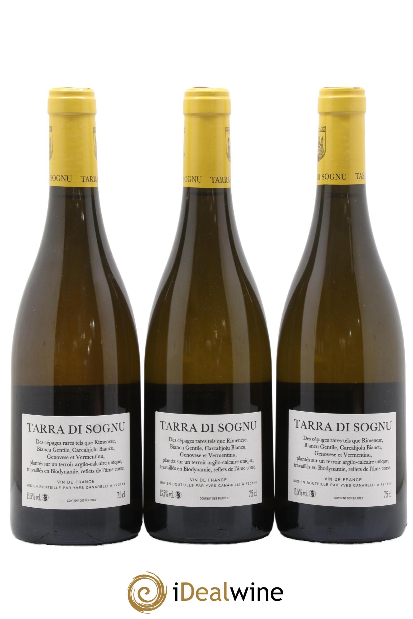 Vin de France Tarra di Sognu Clos Canarelli 2017 - Lot de 3 bouteilles - 1