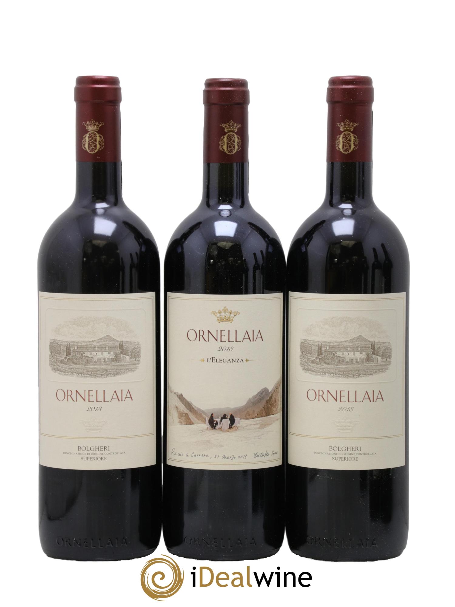 Bolgheri Superiore DOC L'Eleganza Tenuta Dell'Ornellaia Frescobaldi 2013 - Lot de 6 bouteilles - 1