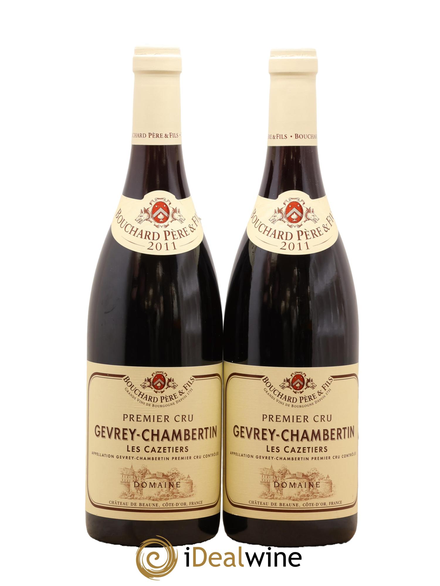 Gevrey-Chambertin 1er Cru Les Cazetiers Bouchard Père & Fils 2011 - Posten von 2 Flaschen - 0
