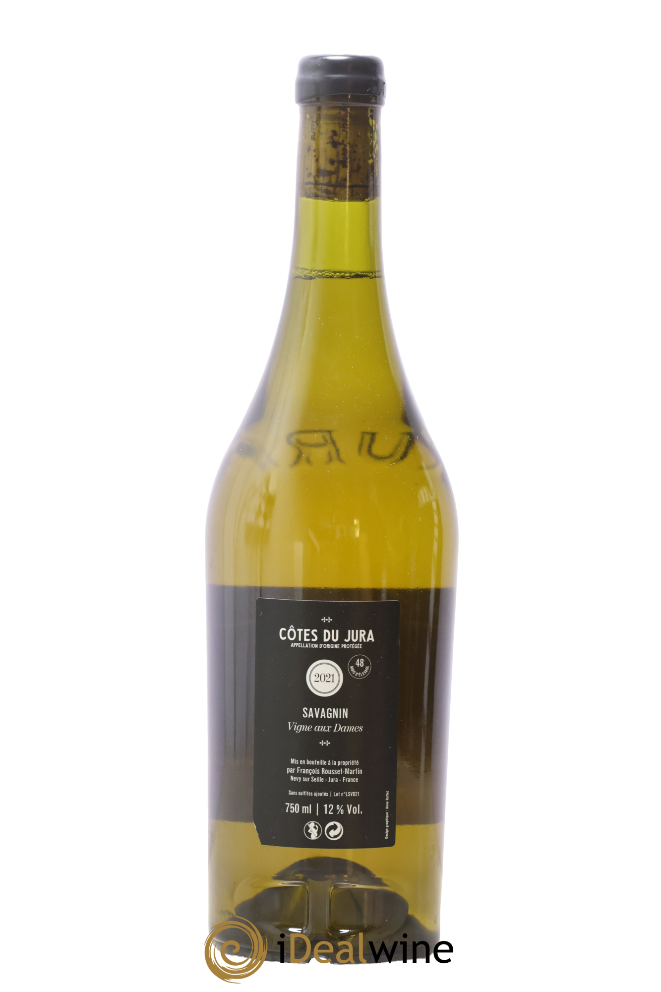 Côtes du Jura Vignes aux Dames 48 mois d'Elevage François Rousset Martin 2021 - Lote de 1 botella - 1