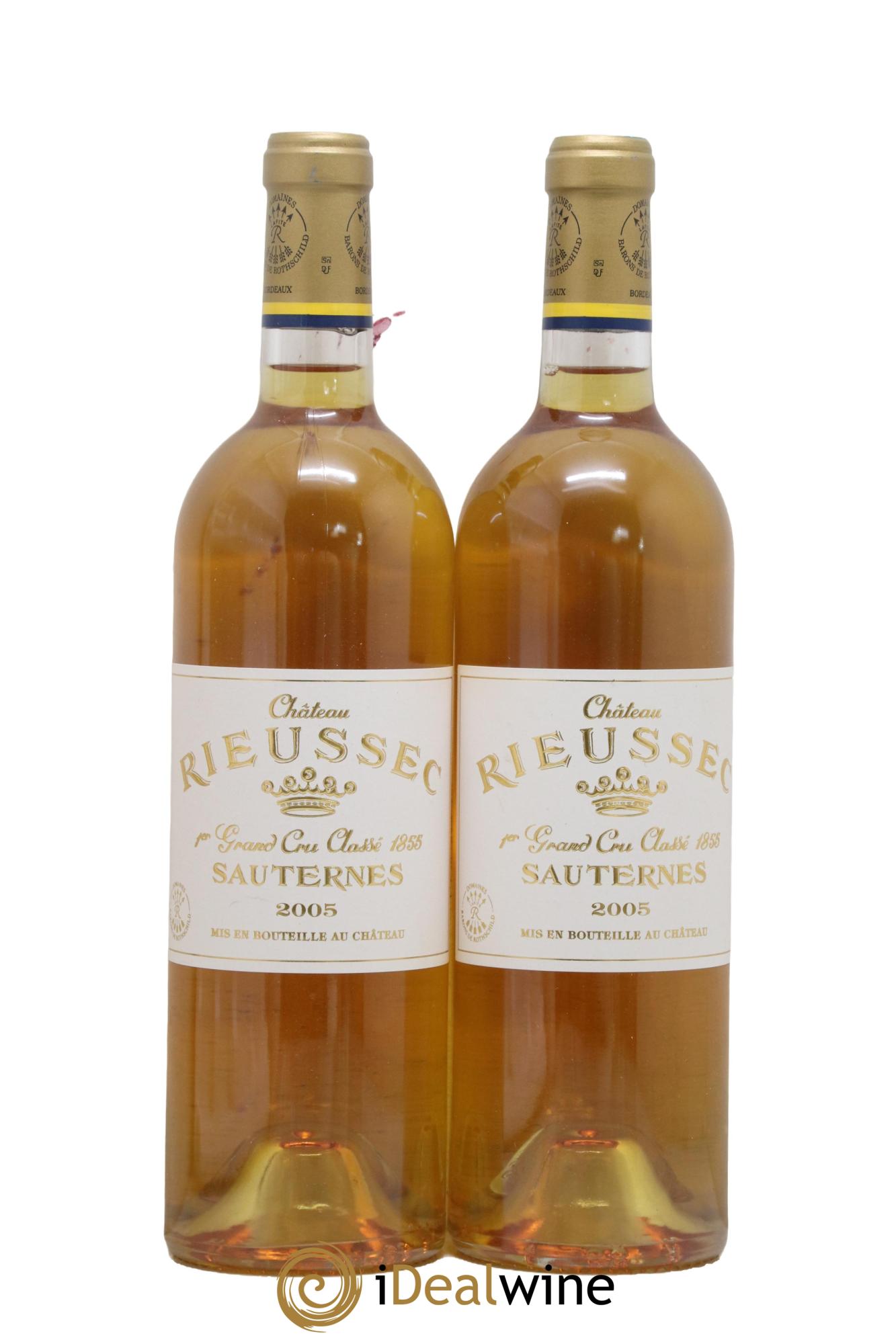 Château Rieussec 1er Grand Cru Classé 2005 - Lotto di 2 bottiglie - 0