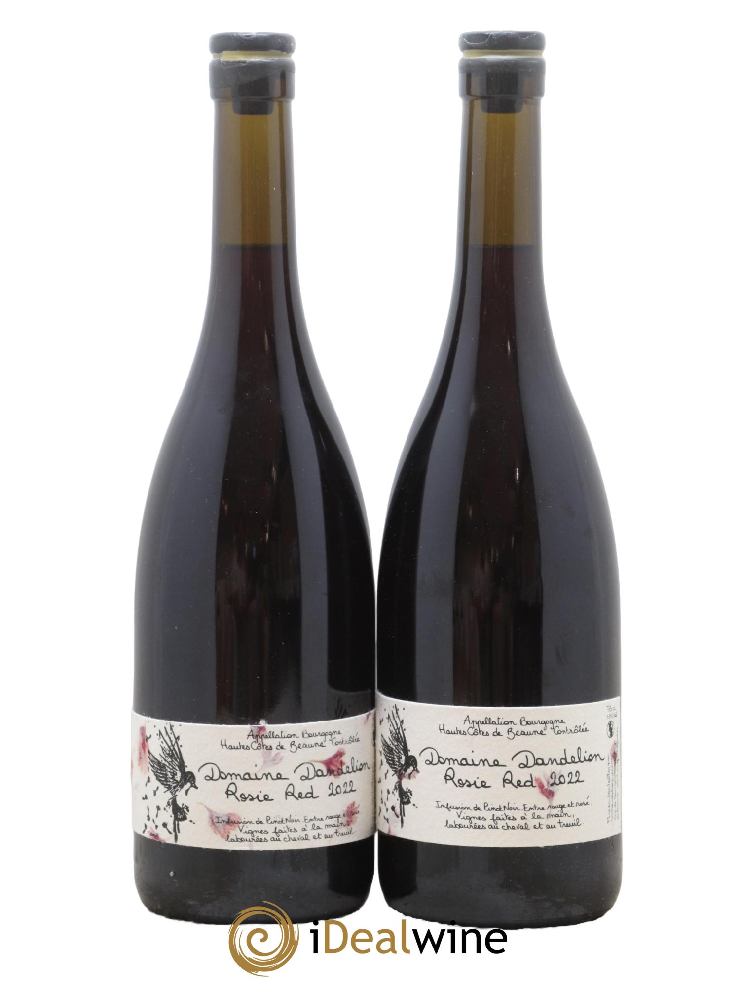 Hautes-Côtes de Beaune Rosie Red Domaine Dandelion 2022 - Lot de 2 bouteilles - 0