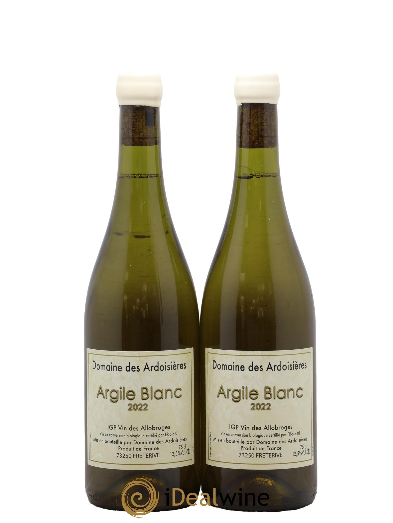 IGP Vin des Allobroges Argile Ardoisières (Domaine des) 2022 - Posten von 2 Flaschen - 0