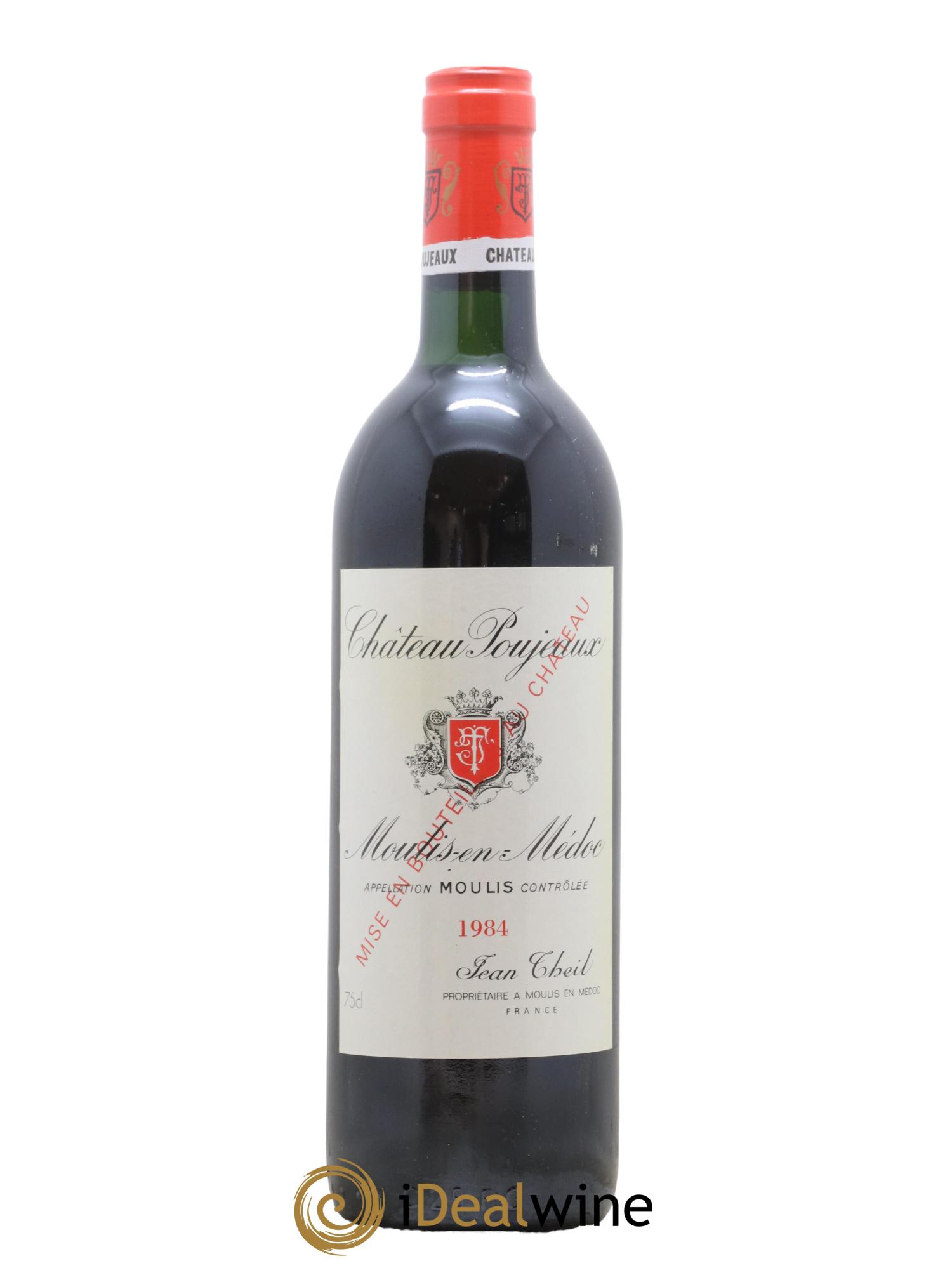 Château Poujeaux 1984 - Posten von 1 Flasche - 0