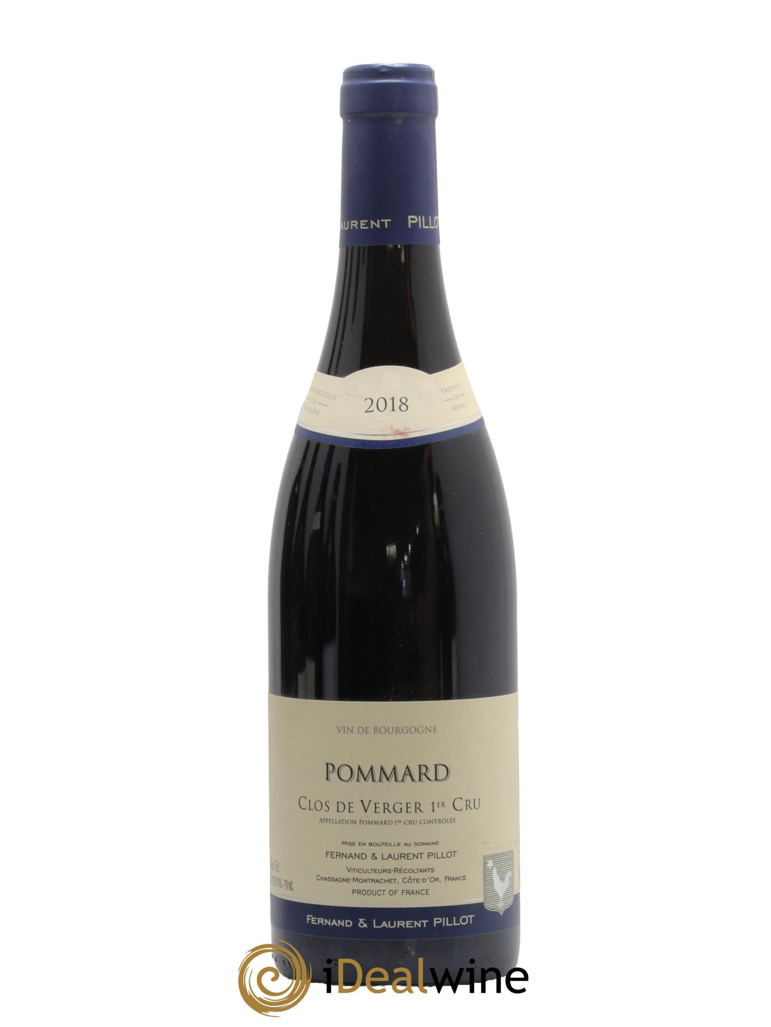 Pommard 1er Cru Clos De Verger Fernand et Laurent Pillot 2018 - Lotto di 1 bottiglia - 0