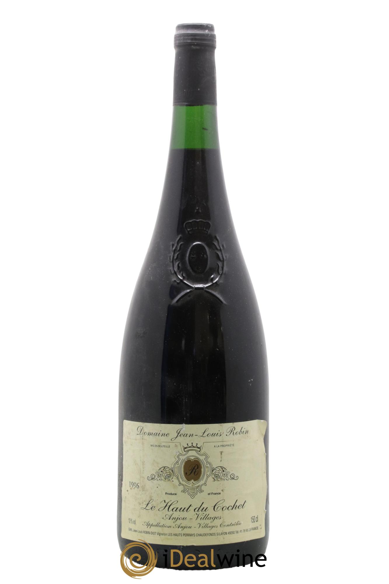 Anjou Le Haut du Cochet Domaine Jean-Louis Robin 1996 - Lot de 1 magnum - 0
