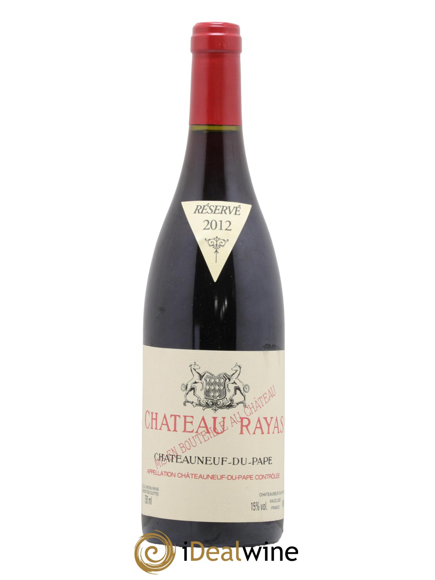 Châteauneuf-du-Pape Château Rayas Emmanuel Reynaud 2012 - Lot de 1 bouteille - 0