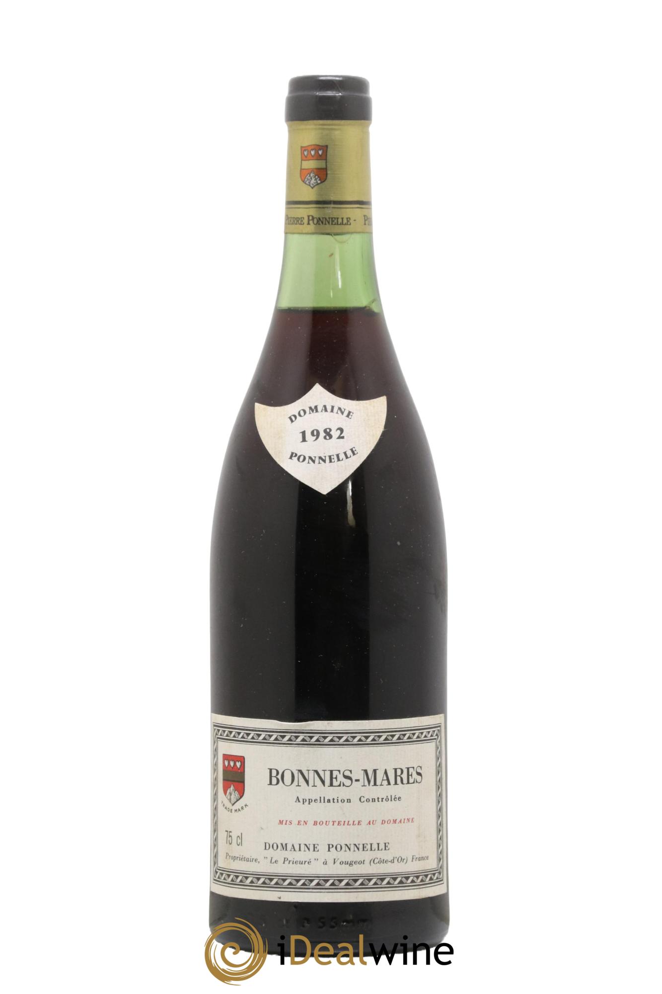 Bonnes-Mares Grand Cru Domaine Pierre Ponnelle 1982 - Lot de 1 bouteille - 0