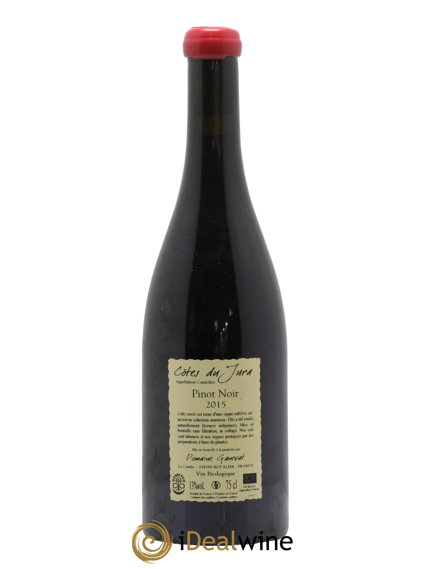 Côtes du Jura Pinot Noir En Billat Jean-François Ganevat (Domaine) 2015 - Lot de 1 bouteille - 1