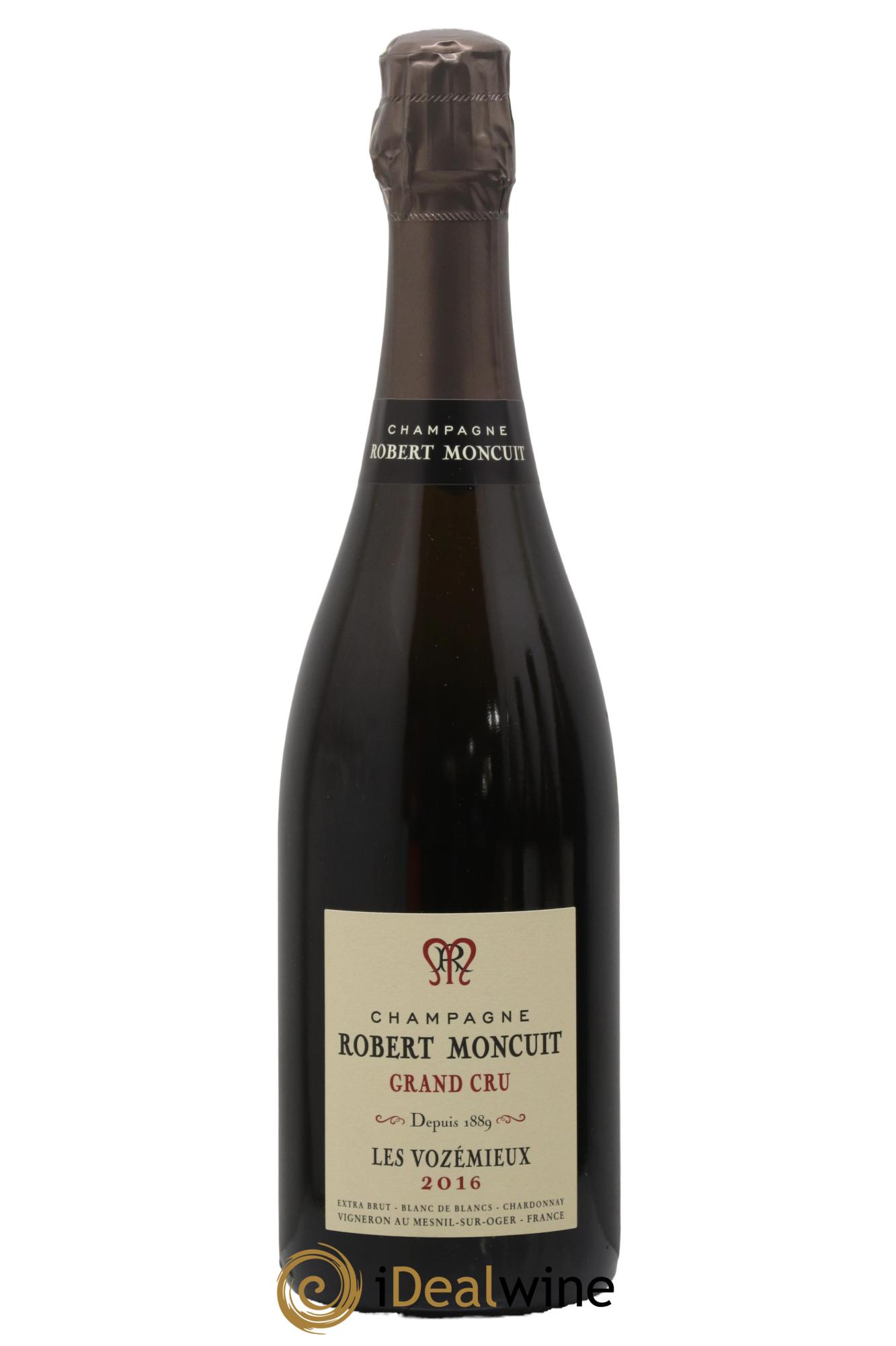 Vozémieux Blanc de Blancs Grand Cru Extra-Brut Robert Moncuit 2016 - Posten von 1 Flasche - 0