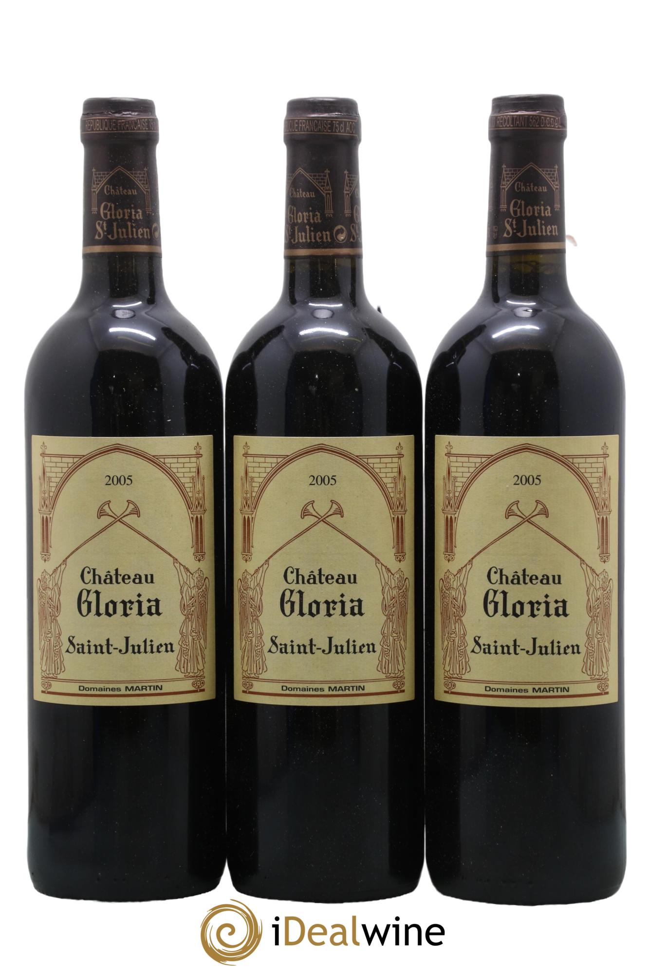Château Gloria 2005 - Posten von 3 Flaschen - 0