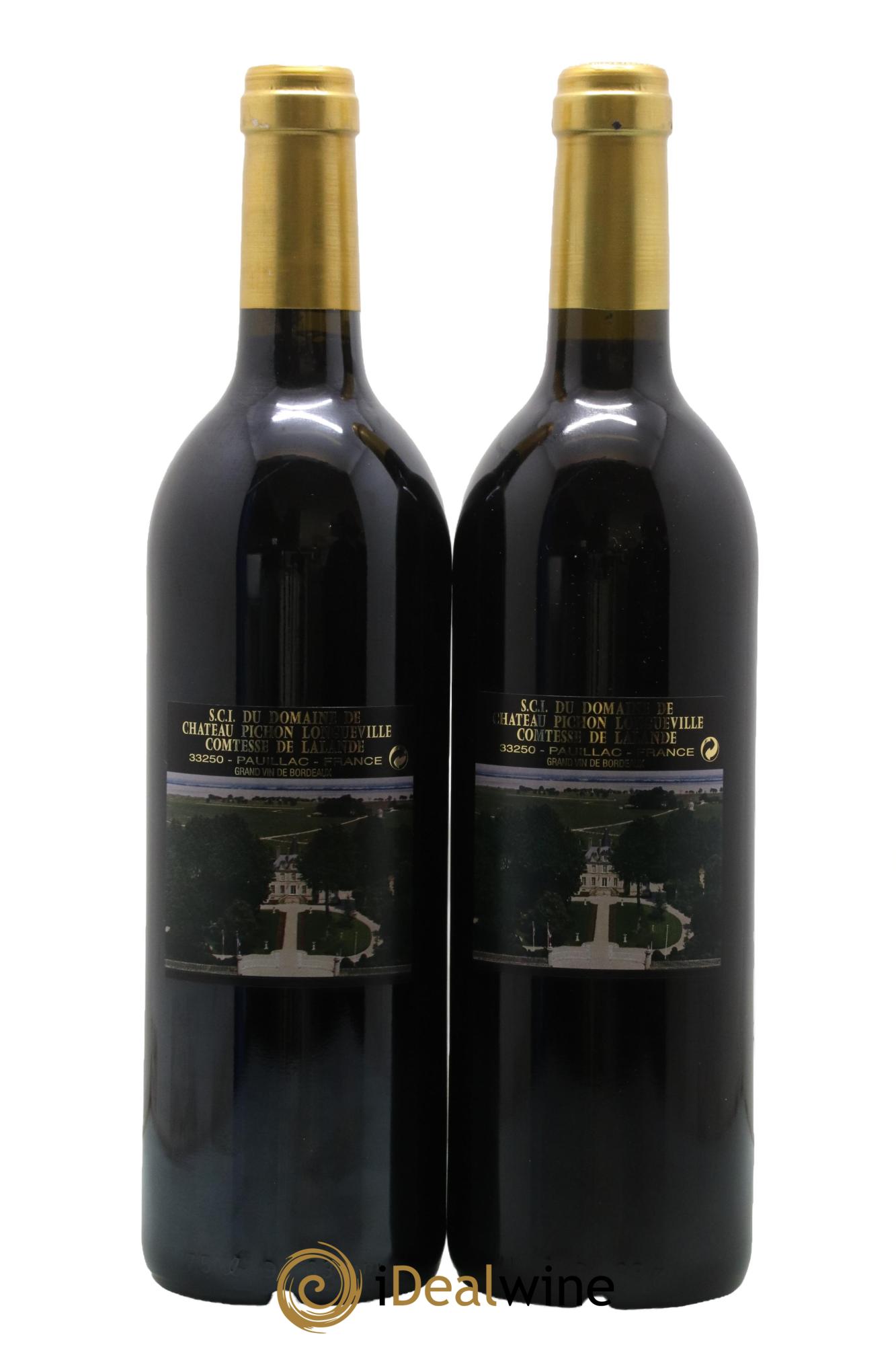 Château Pichon Longueville Comtesse de Lalande 2ème Grand Cru Classé 2000 - Lot de 2 bouteilles - 1