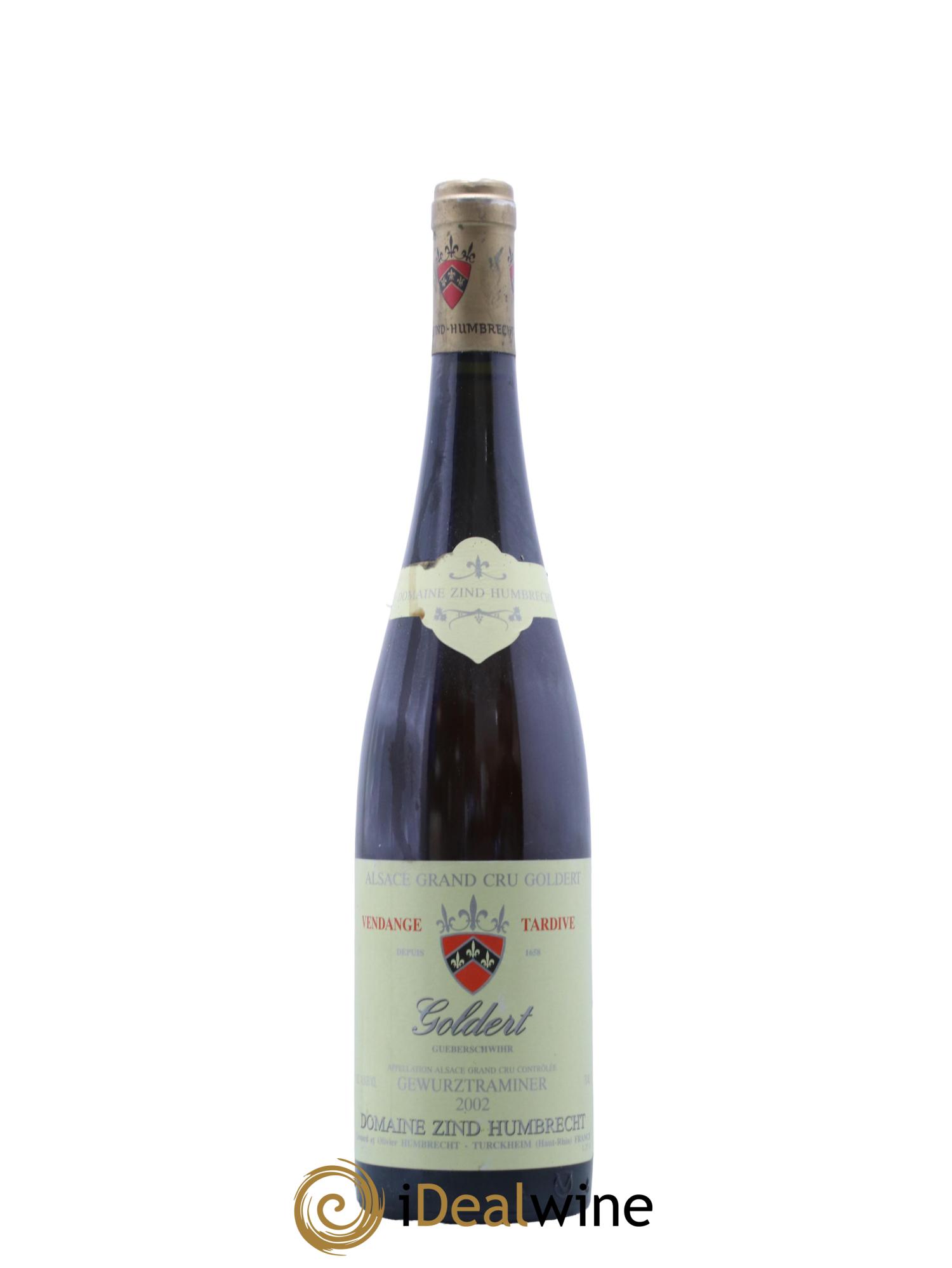 Alsace Gewurztraminer Goldert Grand Cru Vendanges Tardives Zind-Humbrecht (Domaine) 2002 - Lotto di 1 bottiglia - 0