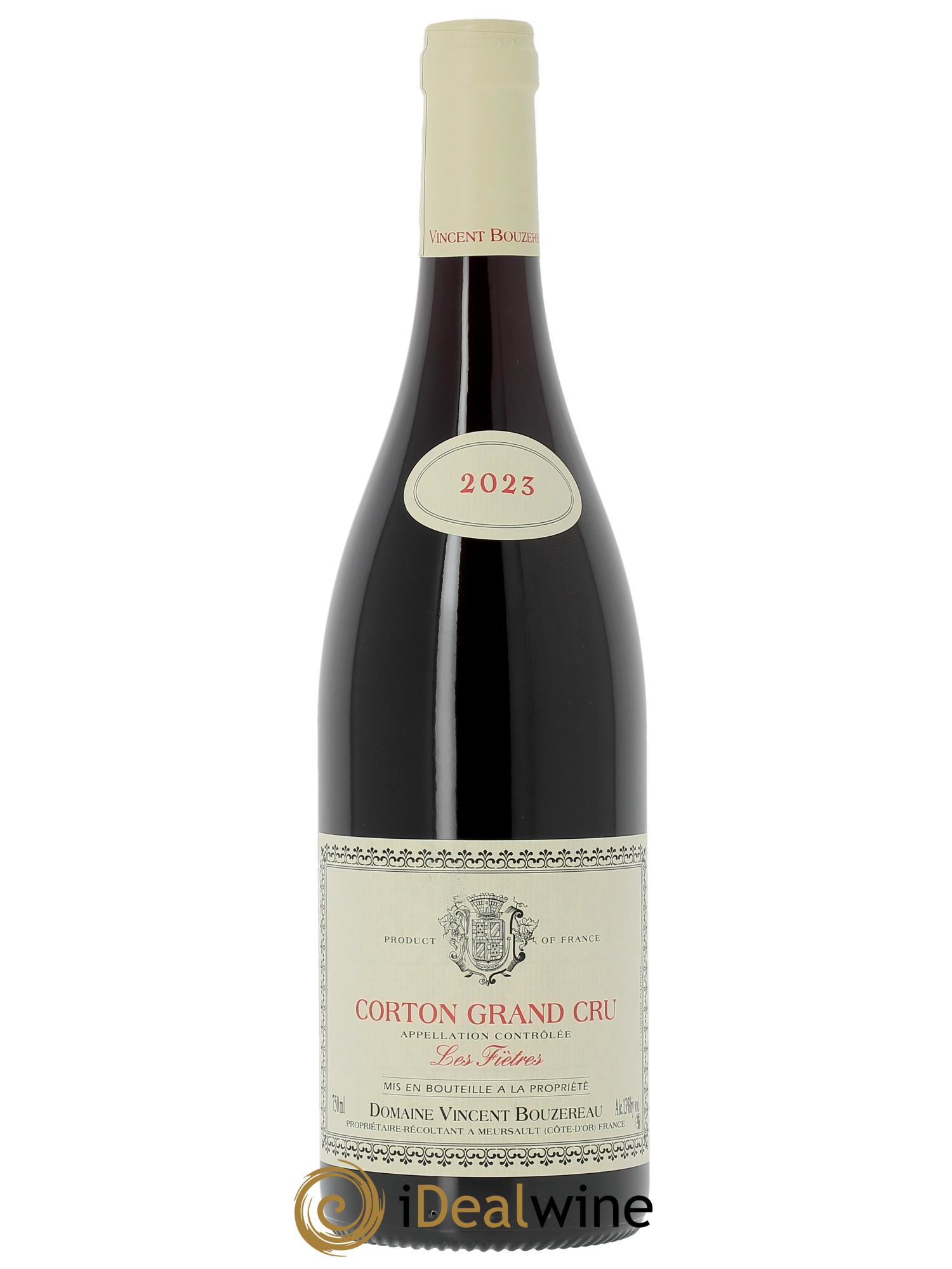 Corton Grand Cru Clos des Fiètres Vincent Bouzereau (Domaine)  2023 - Lotto di 1 bottiglia - 0