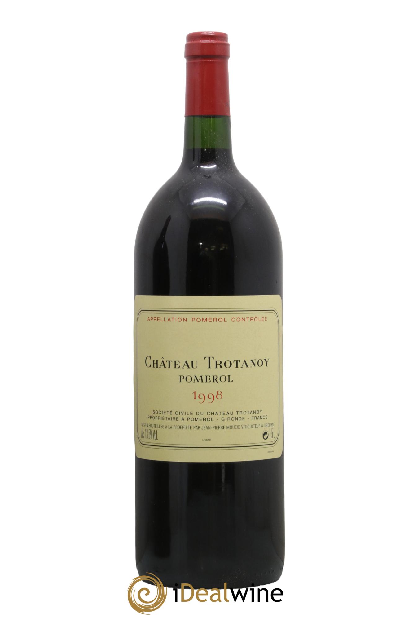 Château Trotanoy 1998 - Lot de 1 magnum - 0