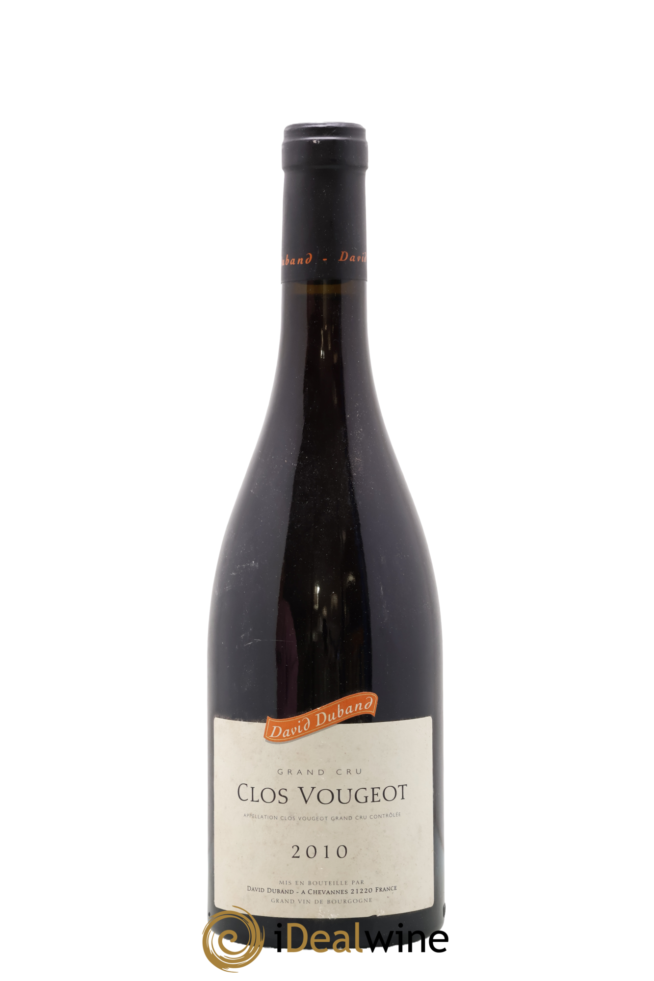 Clos de Vougeot Grand Cru David Duband (Domaine) 2010 - Lot de 1 bouteille - 0